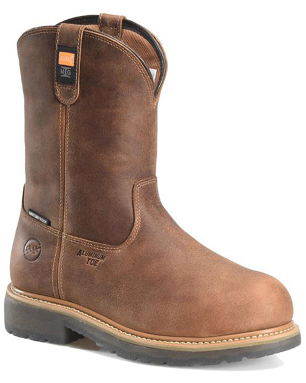 Double H Men's 10 Boss Waterproof Wellington Work Boots - Round Toe