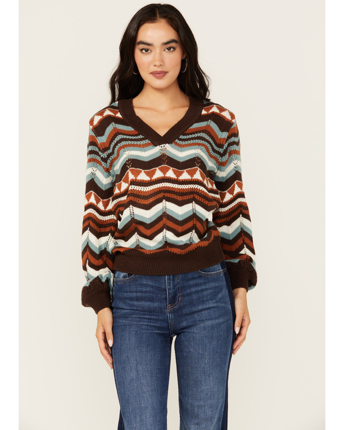 Shyanne Women's Zig Zag V Neck Sweater 1 238817-shyanne-women-s-zig-zag-v-neck-sweater-1.jpg
