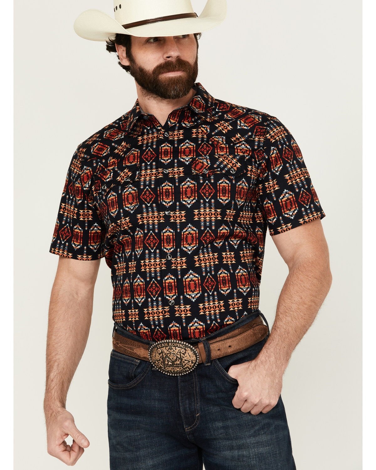 Cody James Men's Axe Throw Southwestern Print Short Sleeve Snap Western Shirt - Tall 1 238862-cody-james-men-s-axe-throw-southwestern-print-short-sleeve-snap-western-shirt-tall-1.jpg