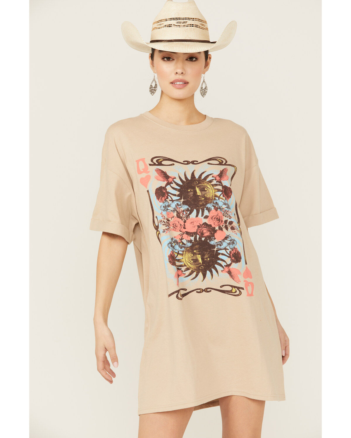 Girl Dangerous Women's Sun Queen T-Shirt Mini Dress