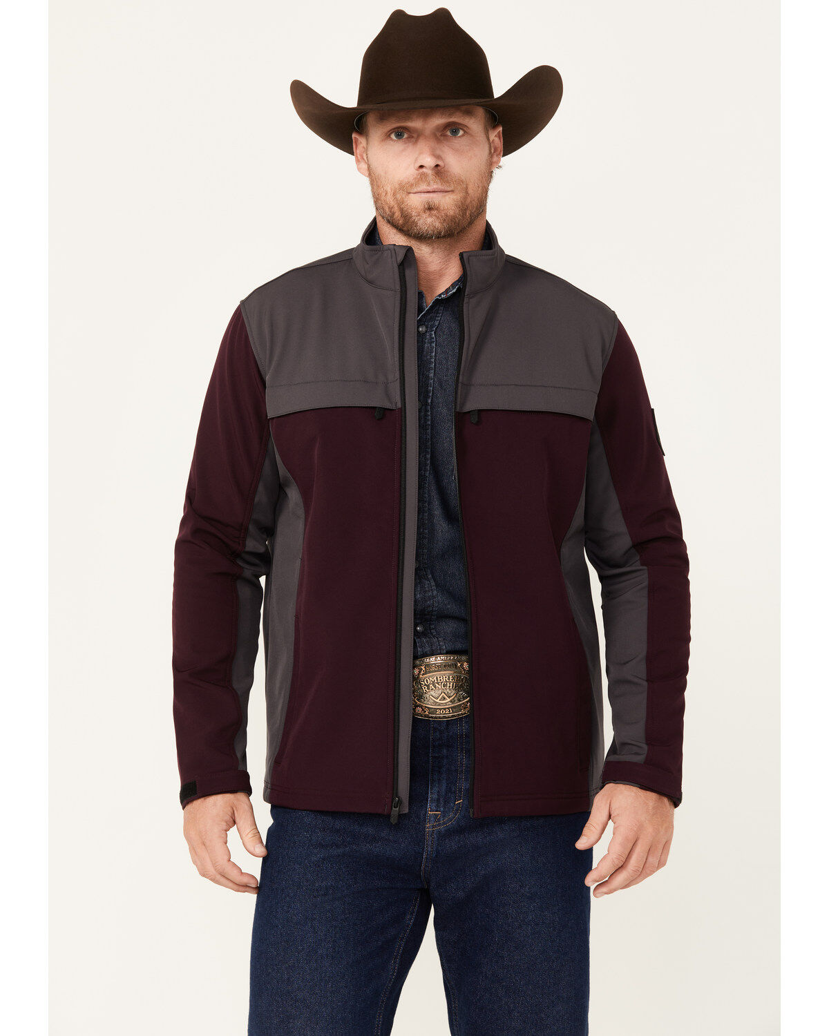 RANK 45&reg; Men's Afton Zip Softshell Jacket