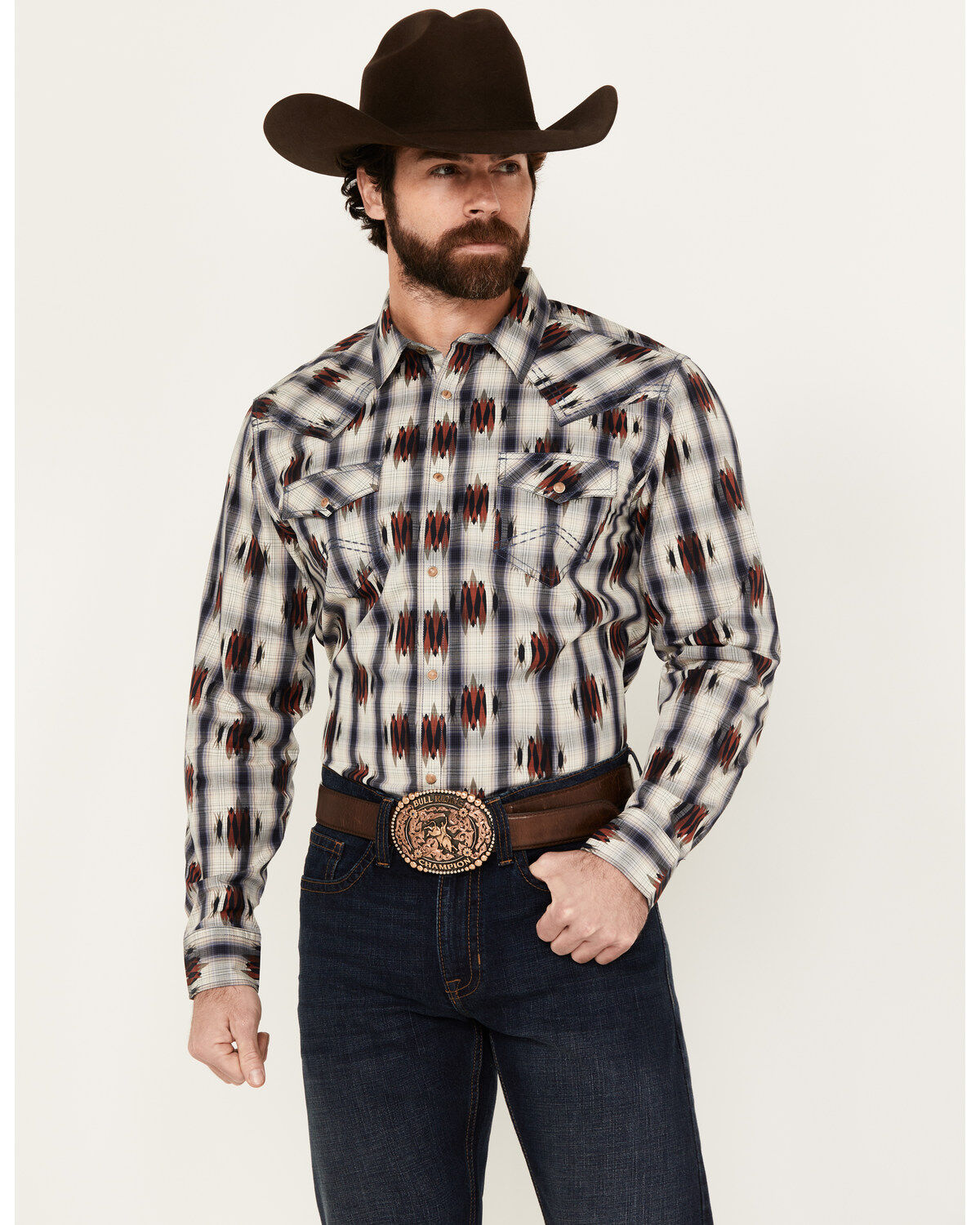 Cody James Men's Zion Sunset Southwestern Plaid Print Long Sleeve Snap Western Shirt 1 241229-cody-james-men-s-zion-sunset-southwestern-plaid-print-long-sleeve-snap-western-shirt-1.jpg