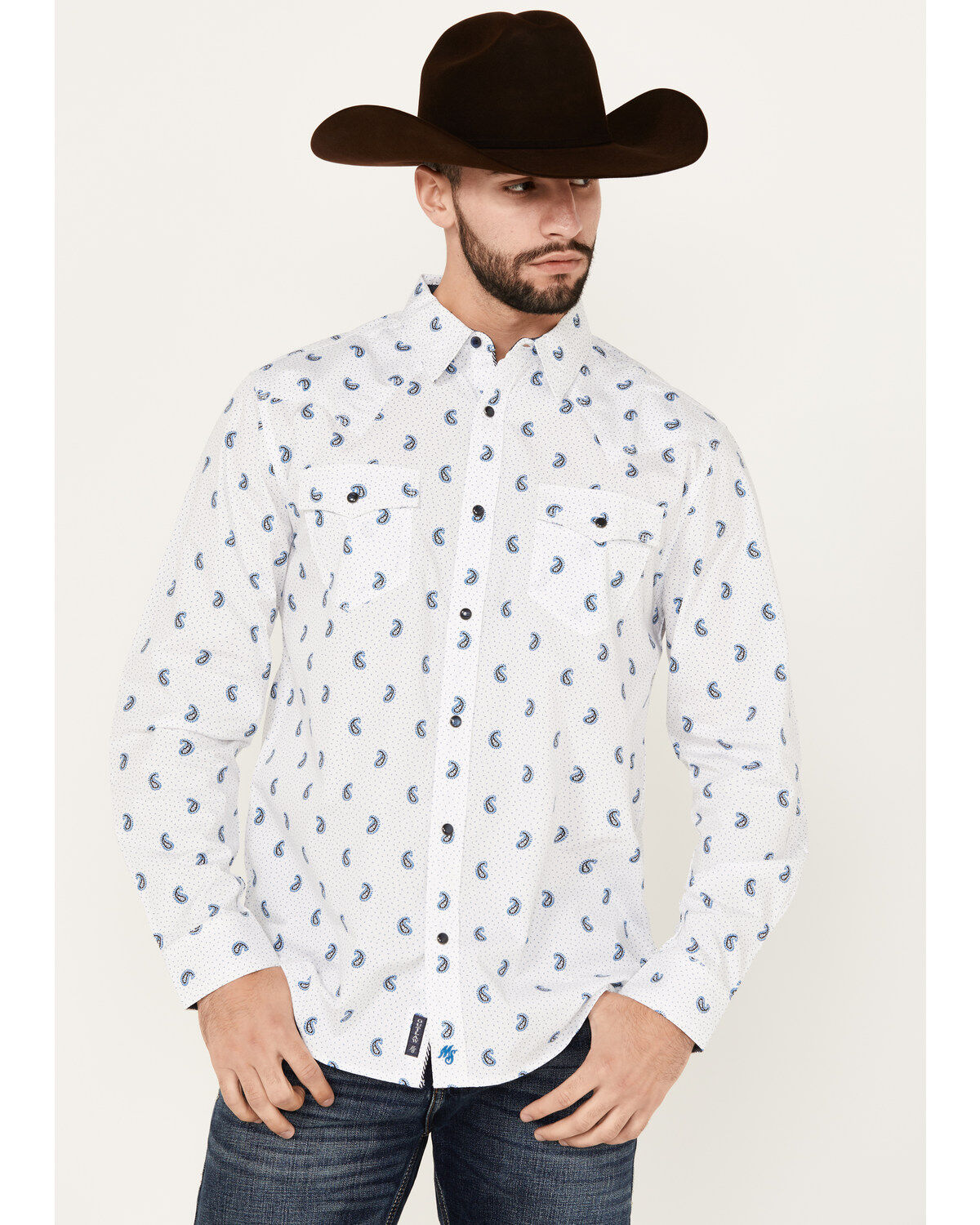 Moonshine Spirit Men's Attitude Paisley Print Long Sleeve Snap Western Shirt 1 241590-moonshine-spirit-men-s-attitude-paisley-print-long-sleeve-snap-western-shirt-1.jpg