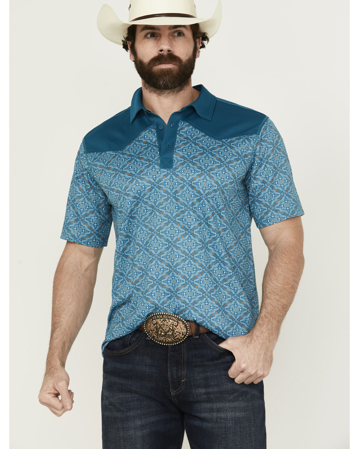 RANK 45® Men's Cameron Color Block Short Sleeve Polo Shirt 1 241776-rank-45-reg-men-s-cameron-color-block-short-sleeve-polo-shirt-1.jpg