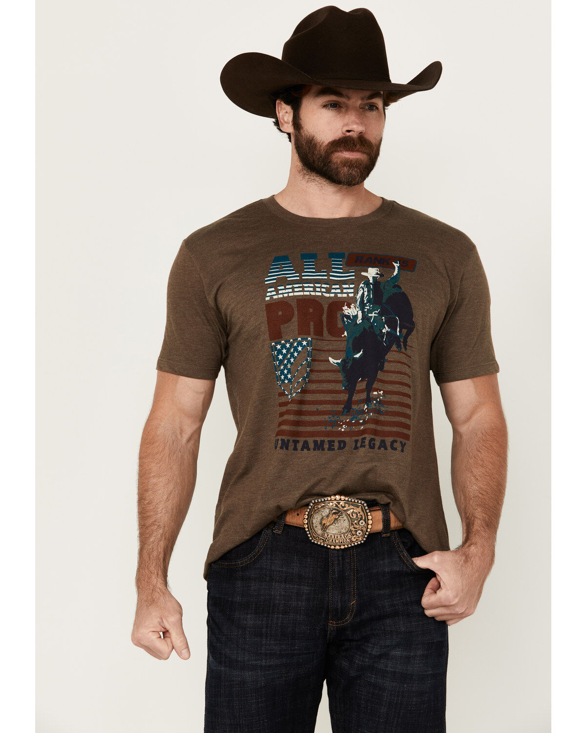 RANK 45&reg; Men's All American Pro Short Sleeve Graphic T-Shirt