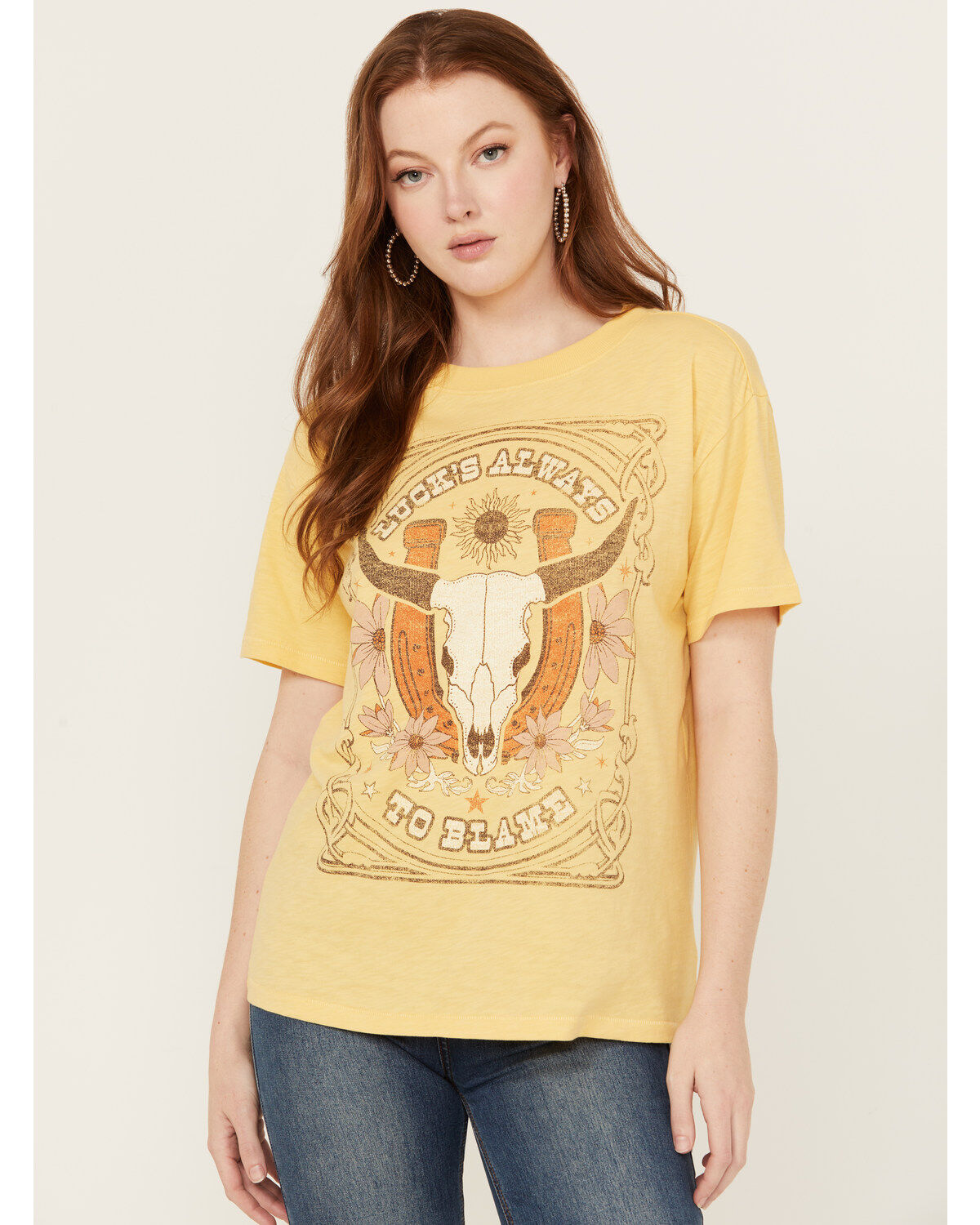Shyanne Women's Lucks Always To Blame Short Sleeve Graphic Tee 1 243972-shyanne-women-s-lucks-always-to-blame-short-sleeve-graphic-tee-1.jpg