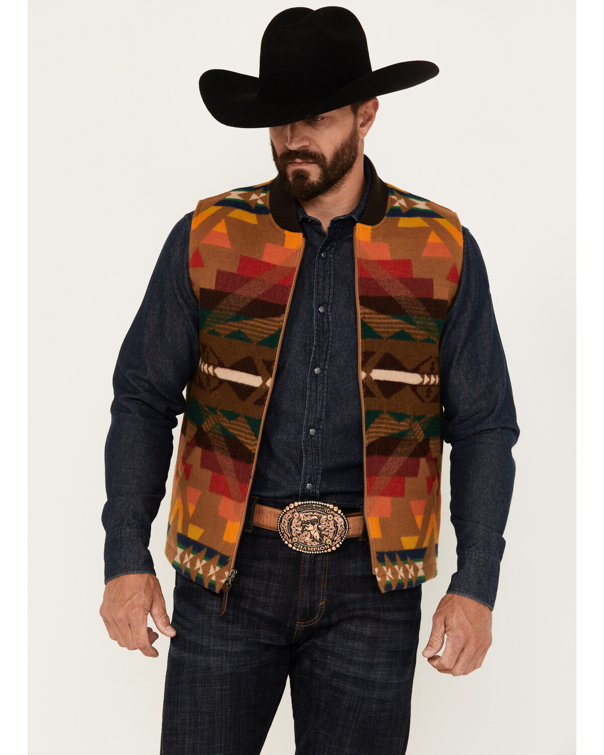 Pendleton Men's Colton Multicolored Print Vest