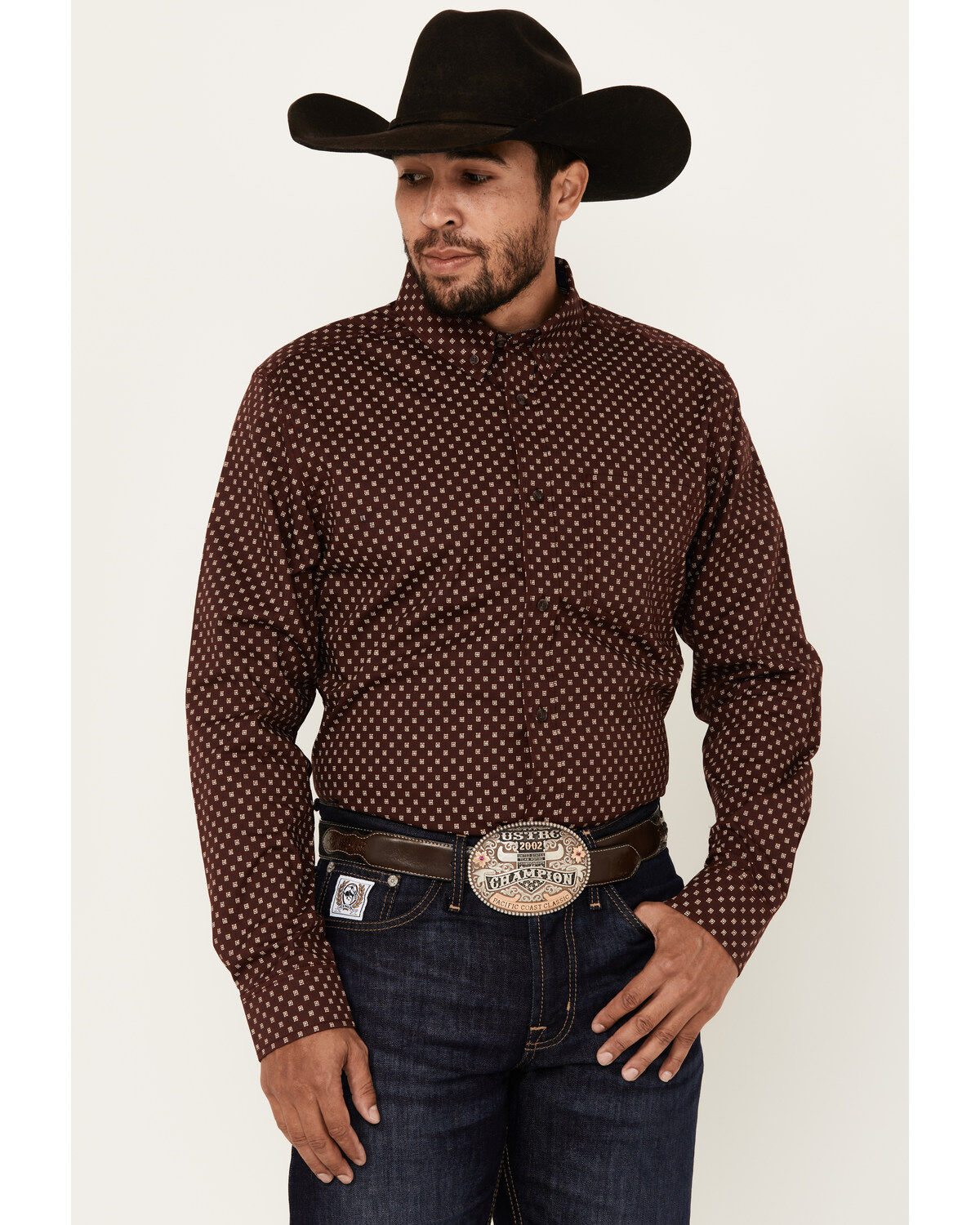 Cody James Men's Big Deal Geo Print Long Sleeve Button-Down Stretch Western Shirt 1 244768-cody-james-men-s-big-deal-geo-print-long-sleeve-button-down-stretch-western-shirt-1.jpg