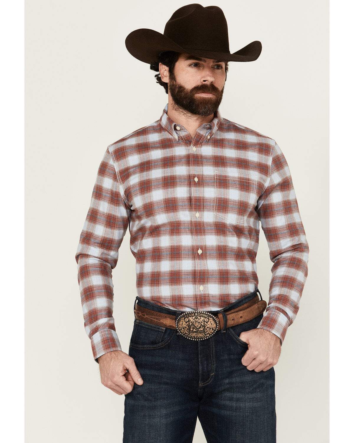 Cody James Men's Rush Plaid Print Long Sleeve Button-Down Stretch Western Shirt 1 244992-cody-james-men-s-rush-plaid-print-long-sleeve-button-down-stretch-western-shirt-1.jpg