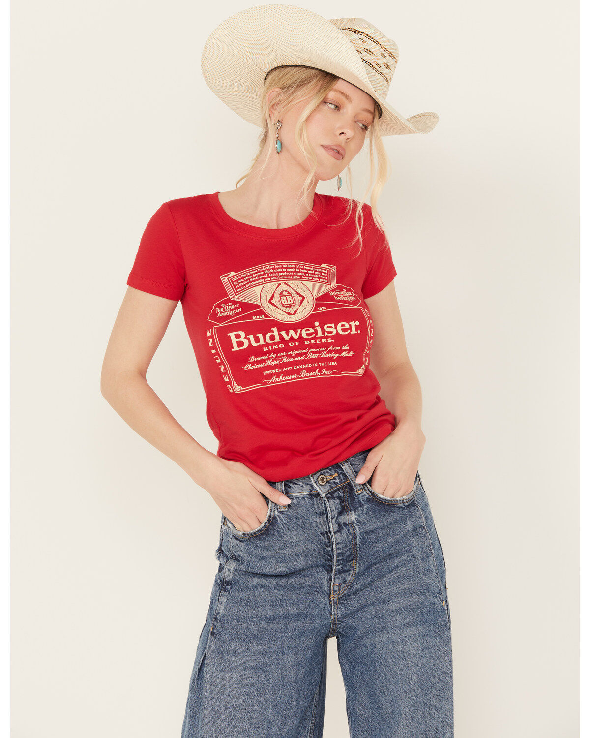 Brew City Beer Gear Women's Budweiser Short Sleeve Graphic Tee 1 246170-brew-city-beer-gear-women-s-budweiser-short-sleeve-graphic-tee-1.jpg