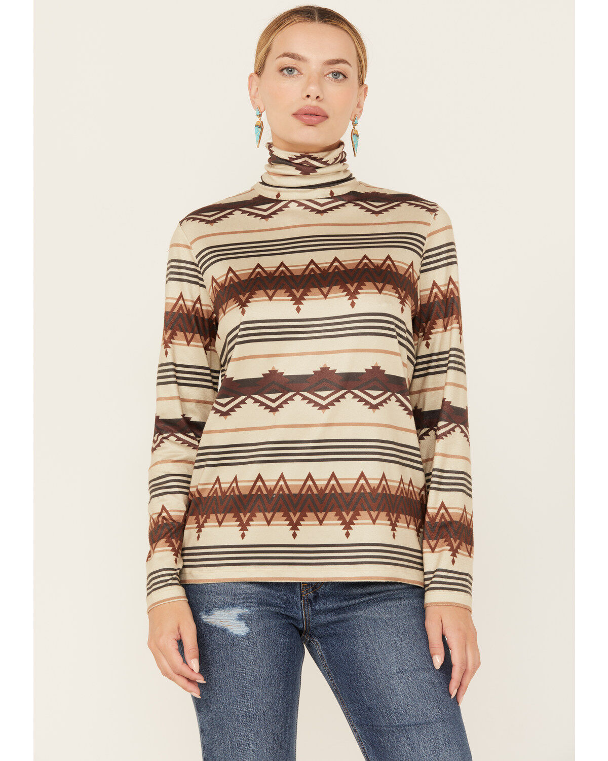 Tasha Polizzi Women's Zuri Southwestern Print Long Sleeve Turtleneck Top 1 246952-tasha-polizzi-women-s-zuri-southwestern-print-long-sleeve-turtleneck-top-1.jpg