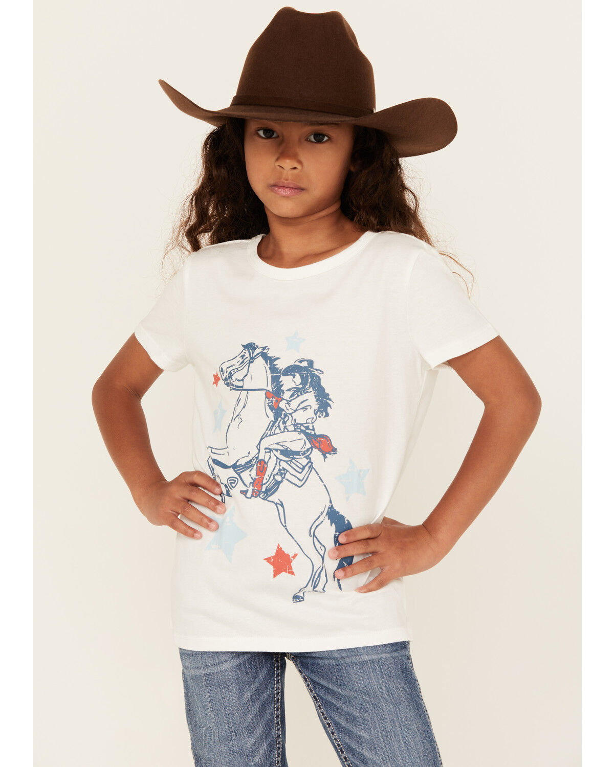 Panhandle Girls' Americana Cowgirl Short Sleeve Graphic Tee 1 248298-panhandle-girls-americana-cowgirl-short-sleeve-graphic-tee-1.jpg