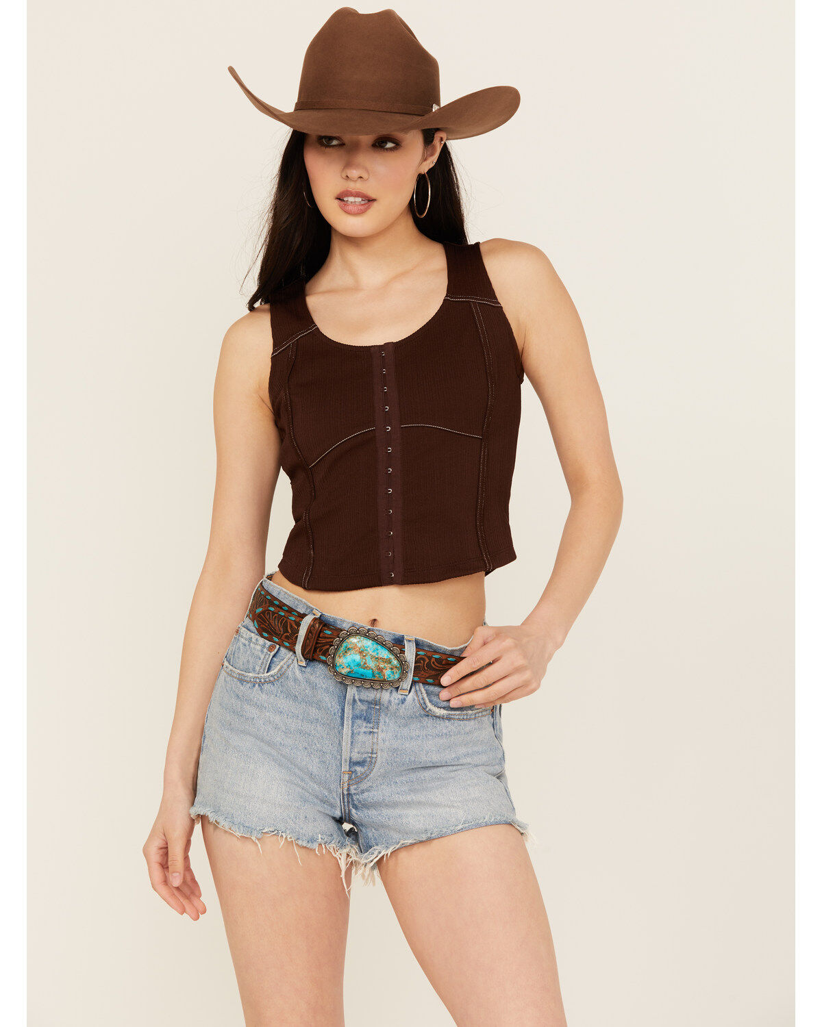 Shyanne Women's Sedona Turquoise Stone Buckle Whipstitch Leather Belt 1 249442-shyanne-women-s-sedona-turquoise-stone-buckle-whipstitch-leather-belt-1.jpg
