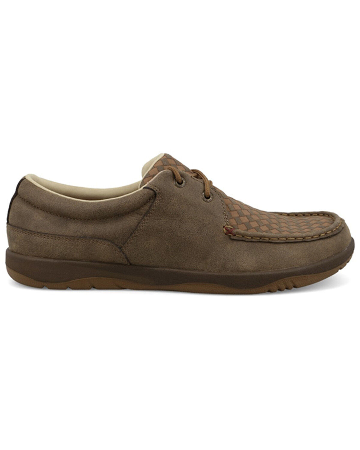 Twisted X Men's Boat Shoe Driving Moc Shoes - Moc Toe