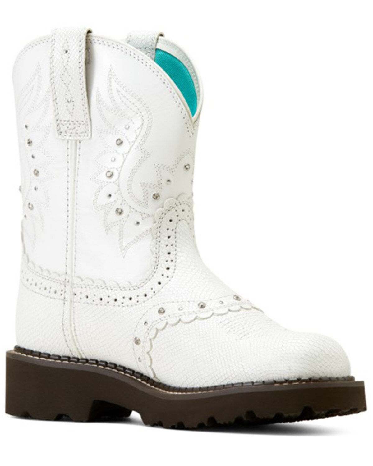Ariat Women's Gembaby Snake Print Western Boots - Round Toe