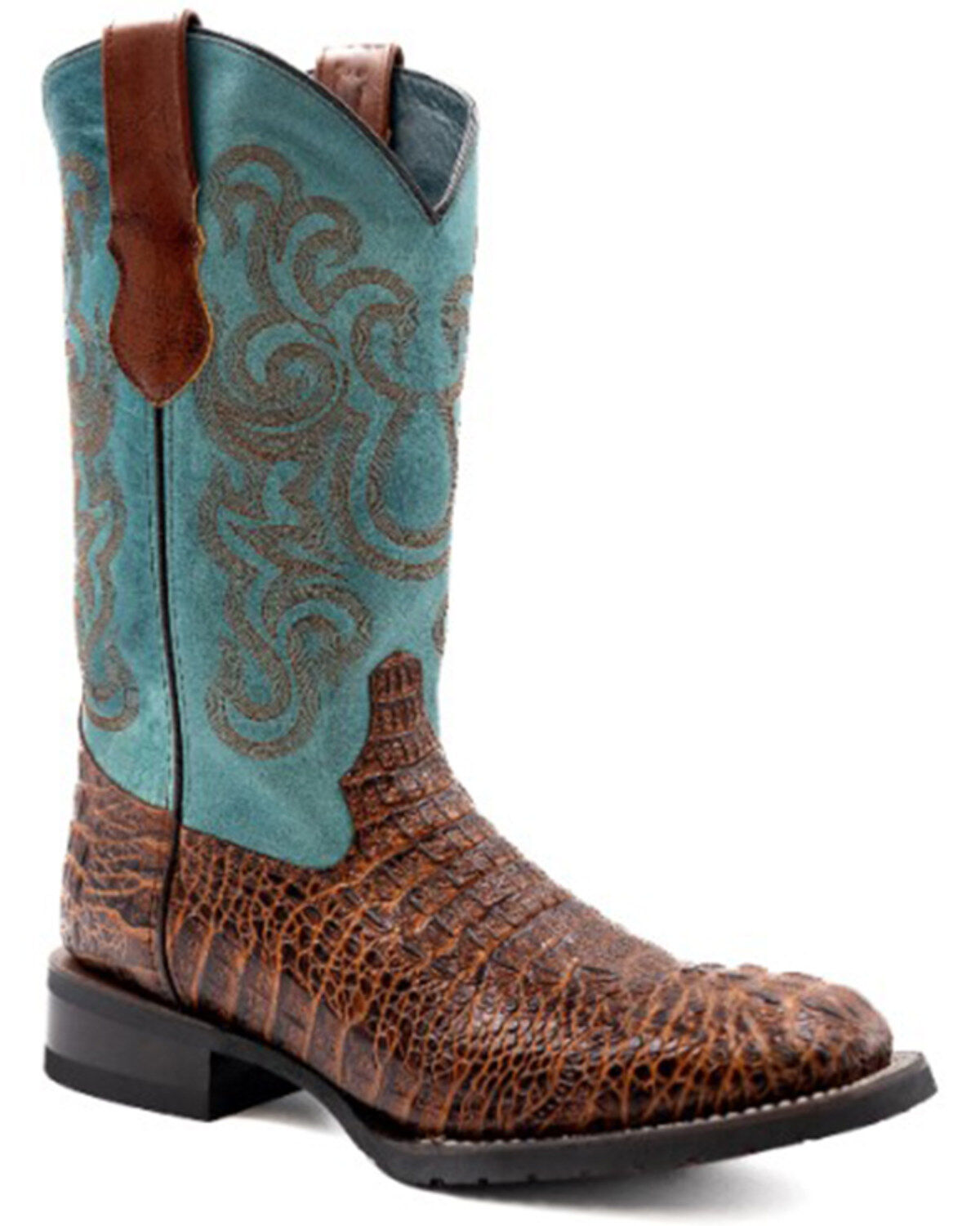 Ferrini Men's Caiman Print Performance Western Boots - Broad Square Toe 1 254170-ferrini-men-s-caiman-print-performance-western-boots-broad-square-toe-1.jpg