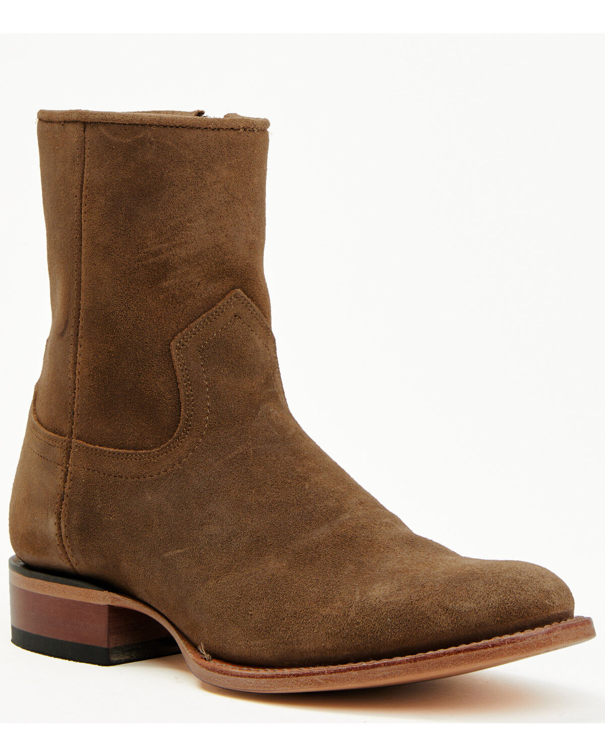 Moonshine Spirit Men's 8 Pancho Roughout Zipper Western Boots - Round Toe