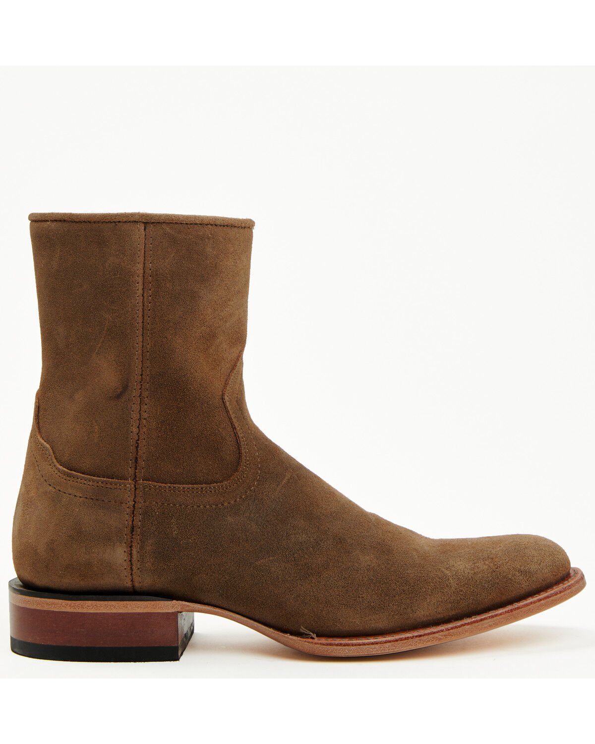 Moonshine Spirit Men's 8 Pancho Roughout Zipper Western Boots - Round Toe
