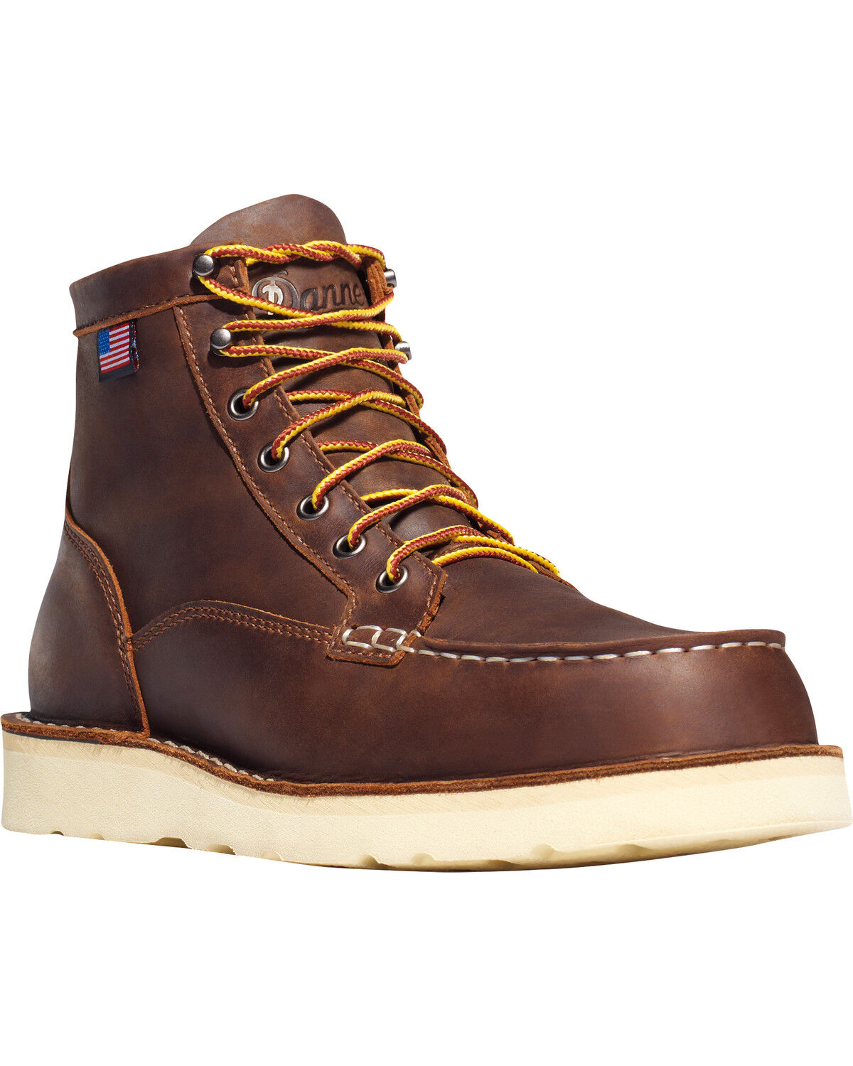 Danner Men's 6 Bull Run Moc Toe Work Boots - Steel Toe
