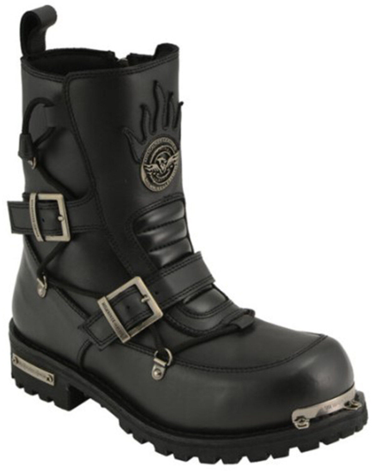 Milwaukee Leather Men's Tactical Buckle Logger Motorcycle Boots - Round Toe 1 259353-milwaukee-leather-men-s-tactical-buckle-logger-motorcycle-boots-round-toe-1.jpg