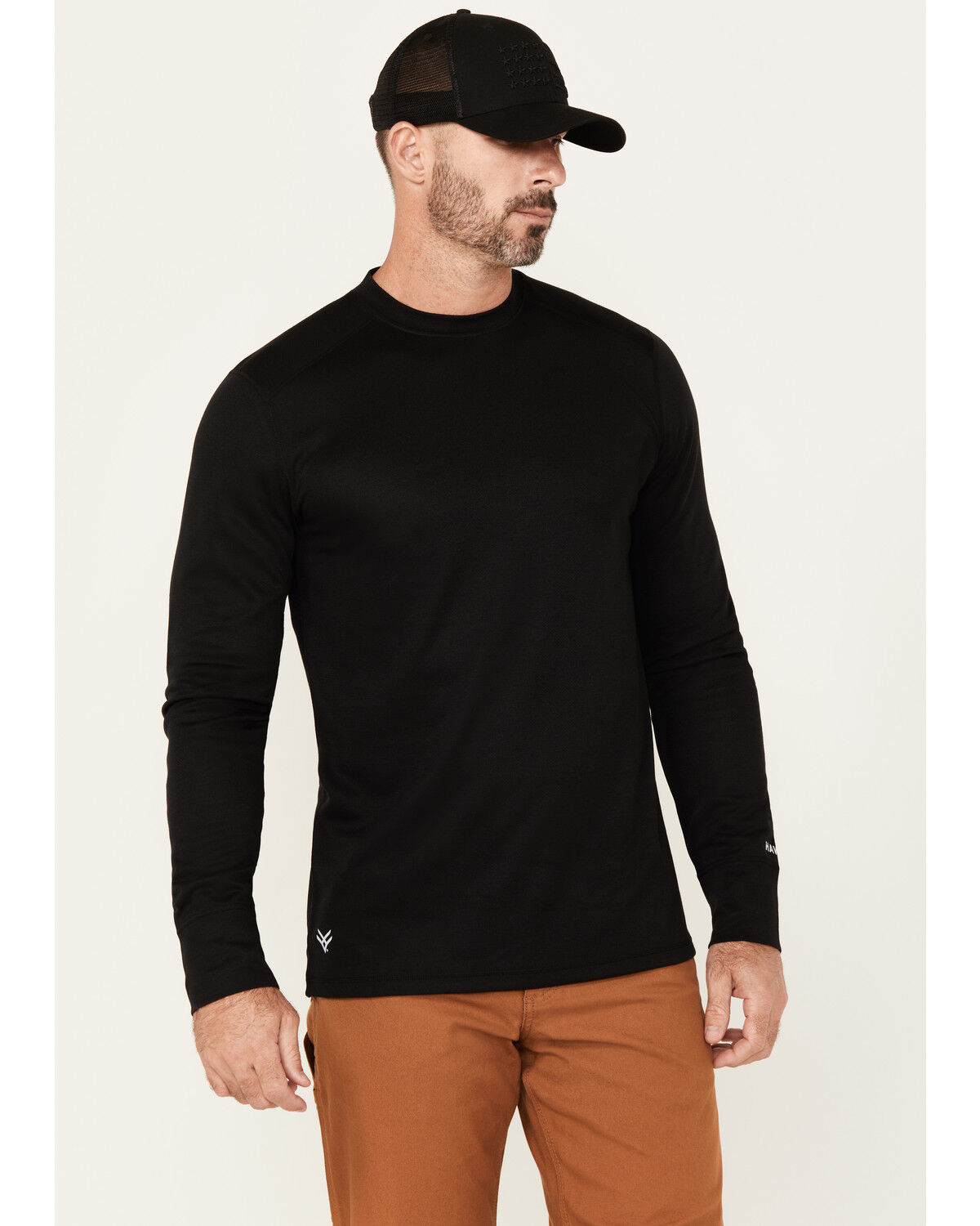 Hawx Men's Midweight Base Layer Long Sleeve Top - Tall