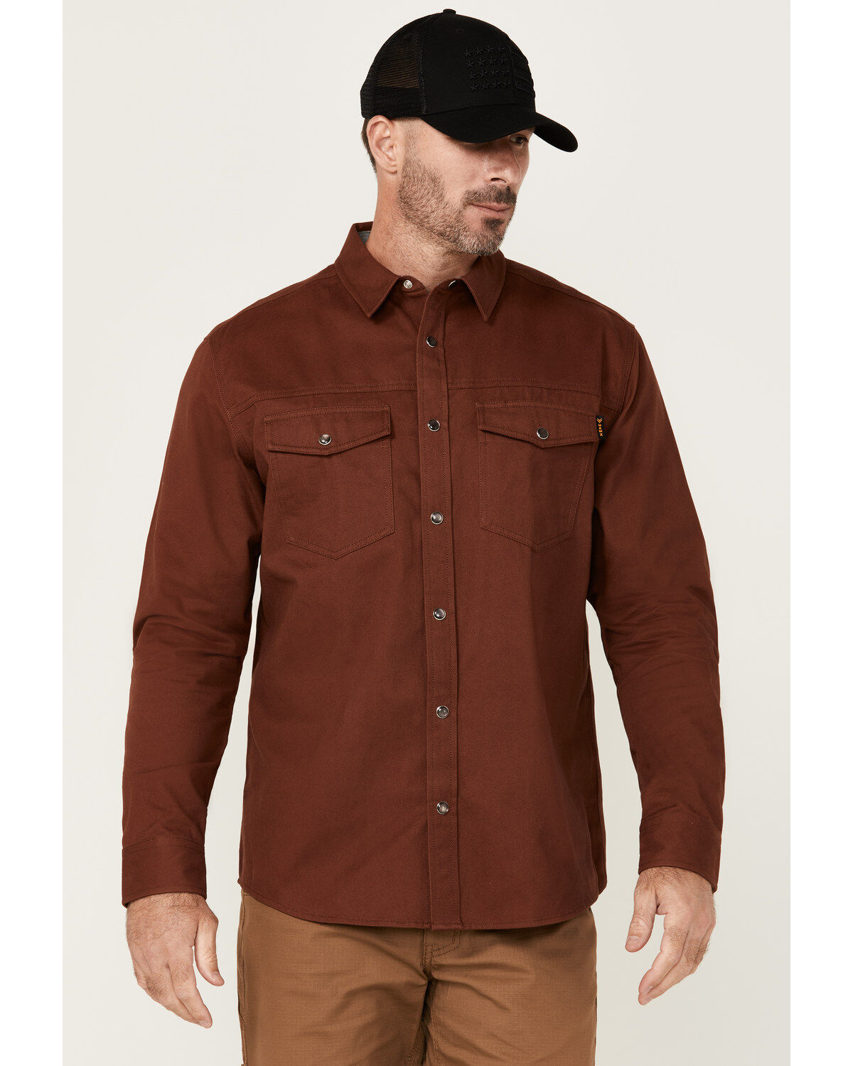 Hawx Men's All Out Solid Long Sleeve Pearl Snap Western Work Shirt - Big & Tall 1 260995-hawx-men-s-all-out-solid-long-sleeve-pearl-snap-western-work-shirt-big-amp-tall-1.jpg