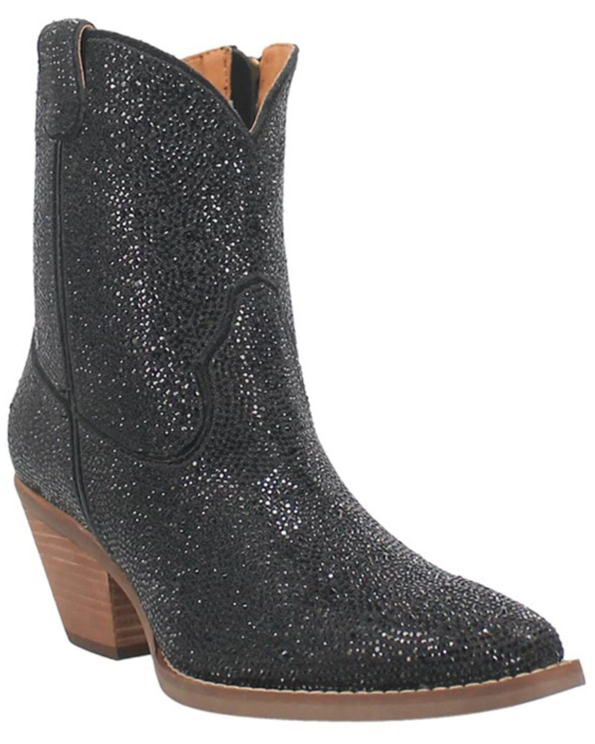 Dingo Women's Rhinestone Western Fashion Booties - Round Toe