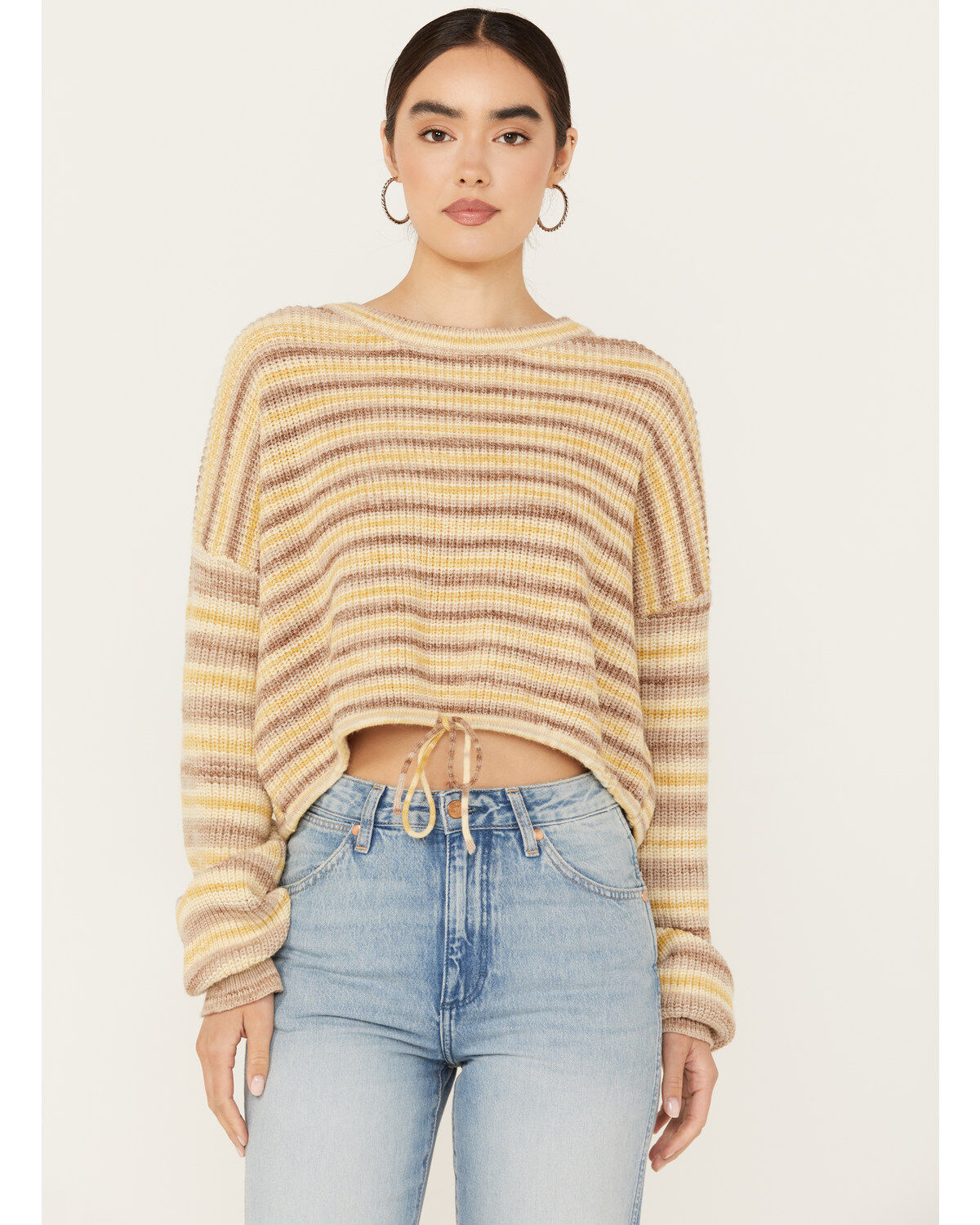 Revel Women's Striped Cinched Bottom Sweater 1 261812-revel-women-s-striped-cinched-bottom-sweater-1.jpg