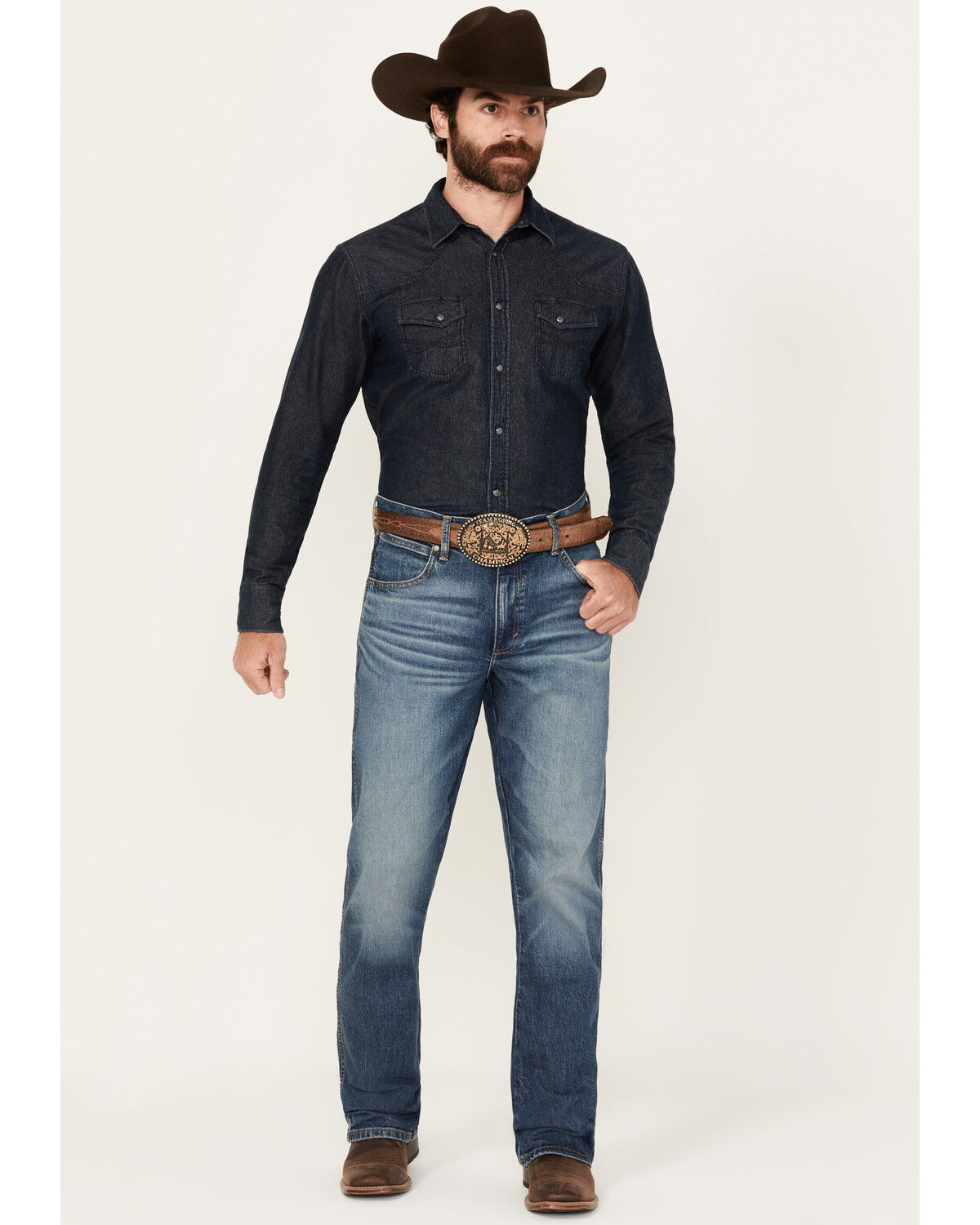 Wrangler Retro Men's 77MWZ Whitley Medium Wash Slim Bootcut Stretch Denim Jeans - Tall 1 263137-wrangler-retro-men-s-77mwz-whitley-medium-wash-slim-bootcut-stretch-denim-jeans-tall-1.jpg