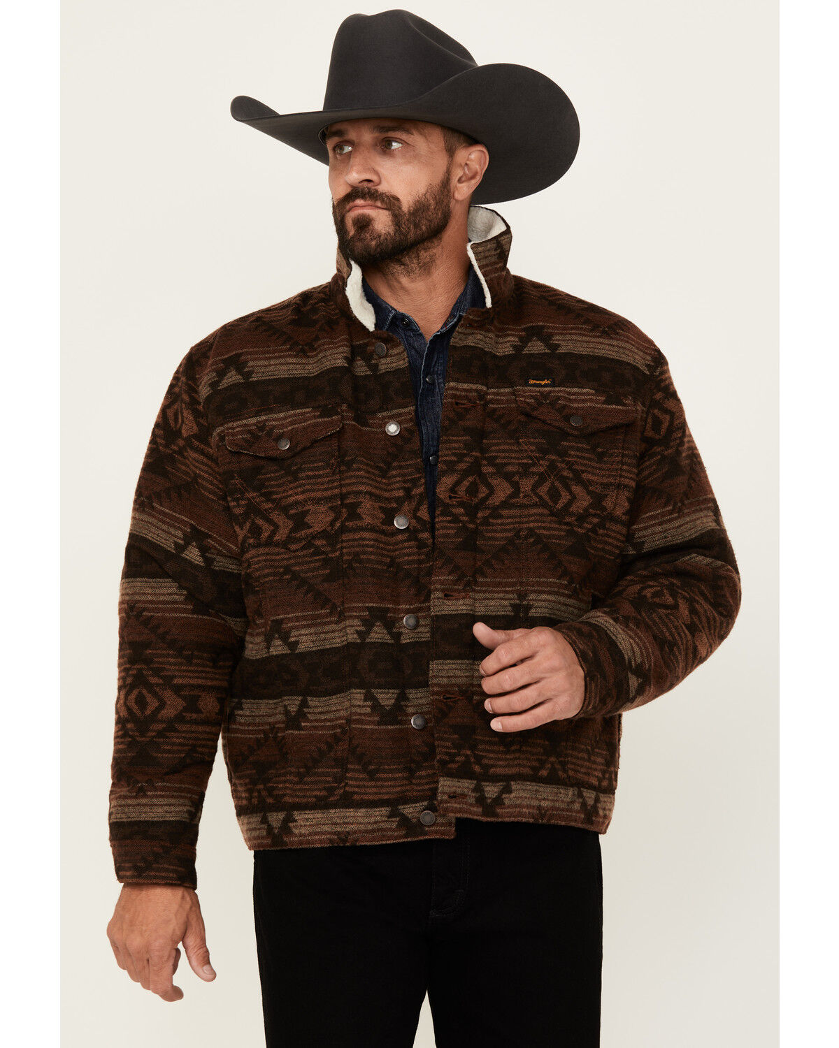 Wrangler Men's Southwestern Print Sherpa Lined Jacket 1 265624-wrangler-men-s-southwestern-print-sherpa-lined-jacket-1.jpg