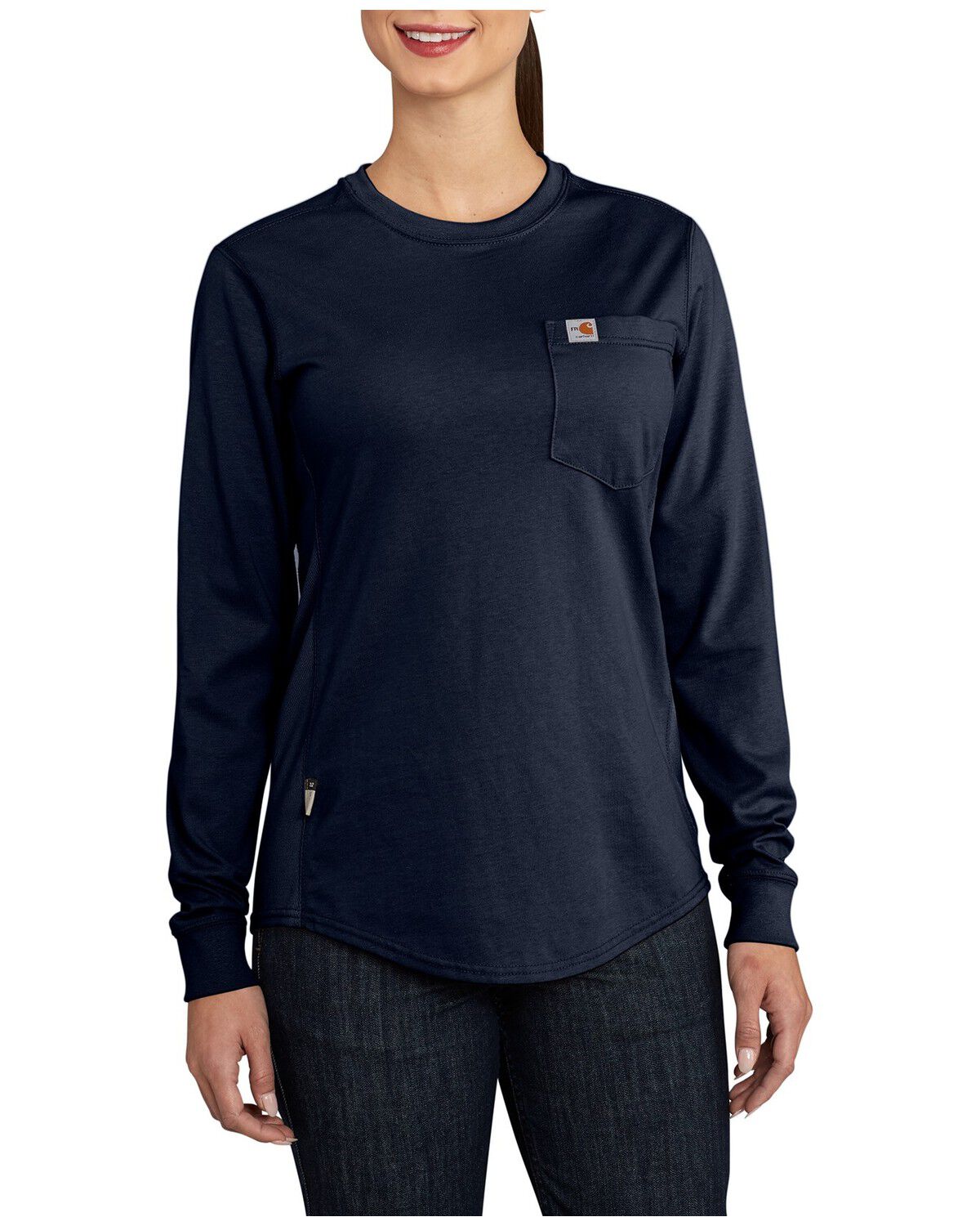Carhartt Women's FR Force Solid Long Sleeve Work Shirt