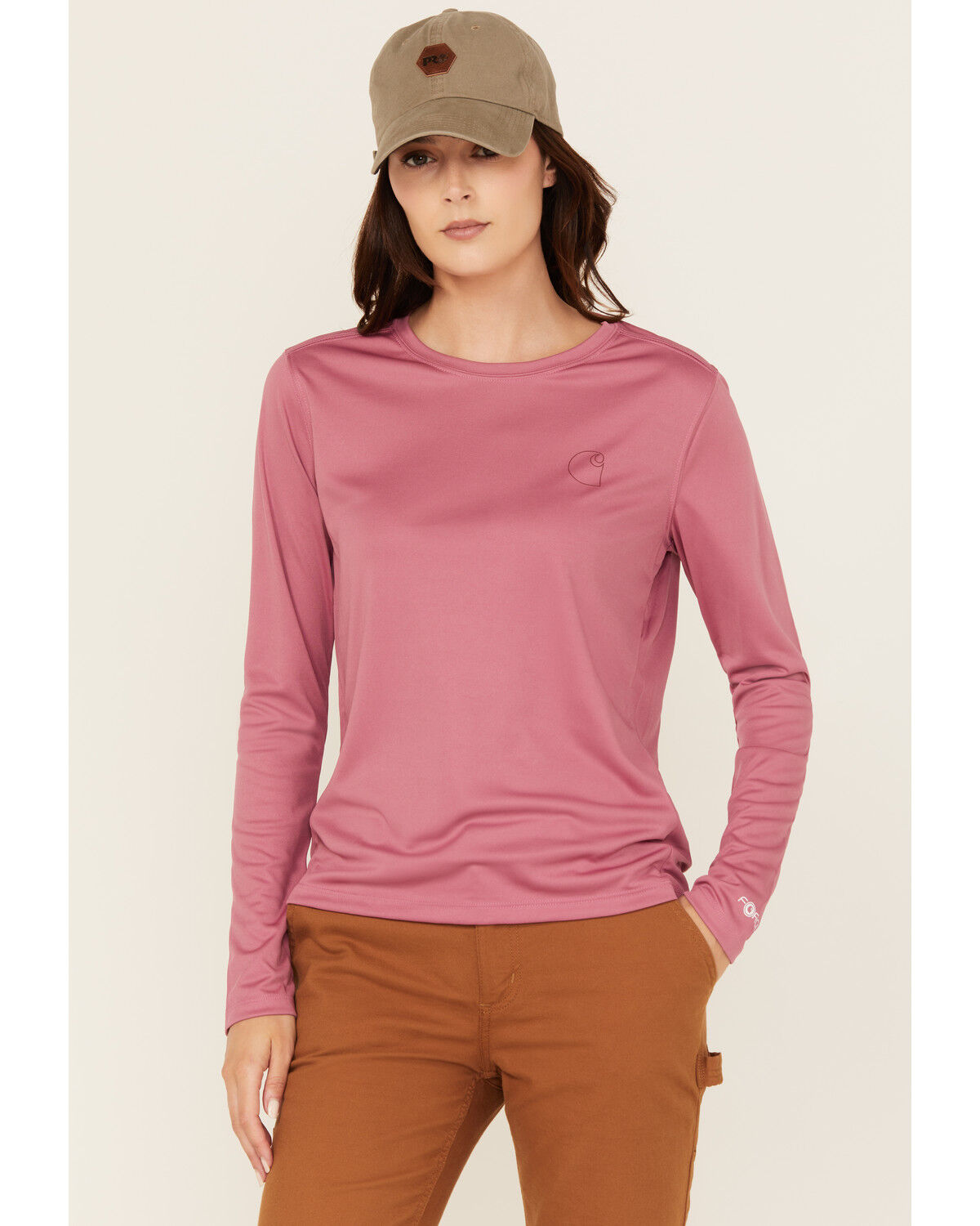 Carhartt Women's Force&reg; Sun Defender Lightweight Long Sleeve Graphic Work T-Shirt