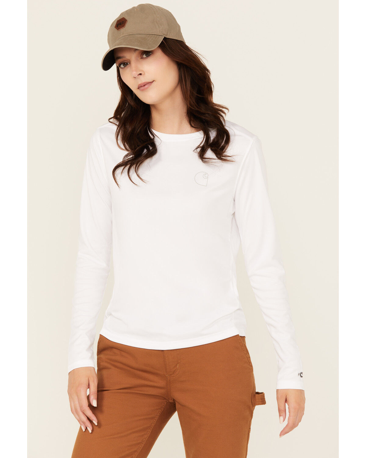 Carhartt Women's Force Sun Defender Relaxed Fit Lightweight Logo Graphic Long Sleeve Tee 1 267866-carhartt-women-s-force-sun-defender-relaxed-fit-lightweight-logo-graphic-long-sleeve-tee-1.jpg