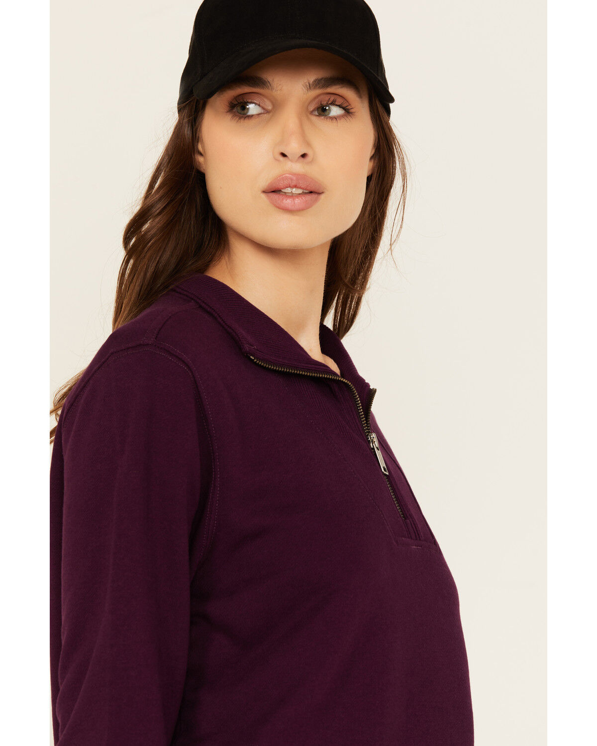 Carhartt Women's Tencel™ Fiber Series Relaxed Fit Half-Zip Sweatshirt