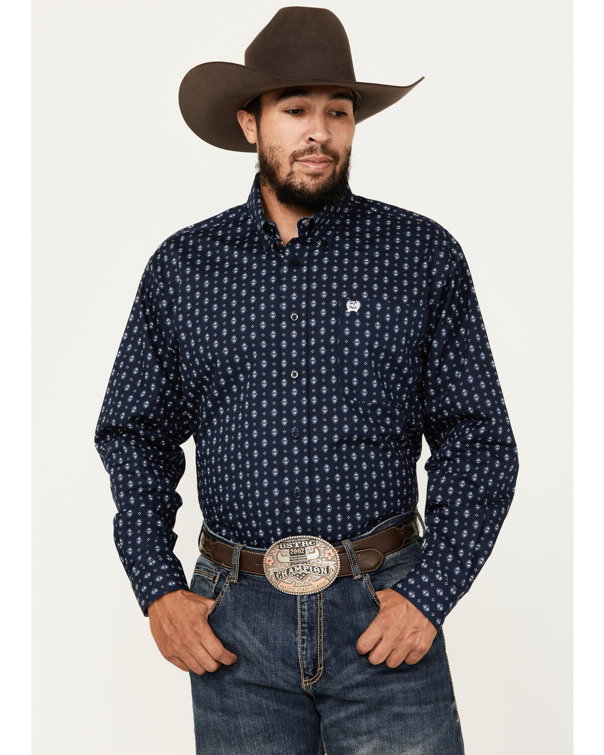 Cinch Men's Geo Print Long Sleeve Button-Down Western Shirt 1 268014-cinch-men-s-geo-print-long-sleeve-button-down-western-shirt-1.jpg