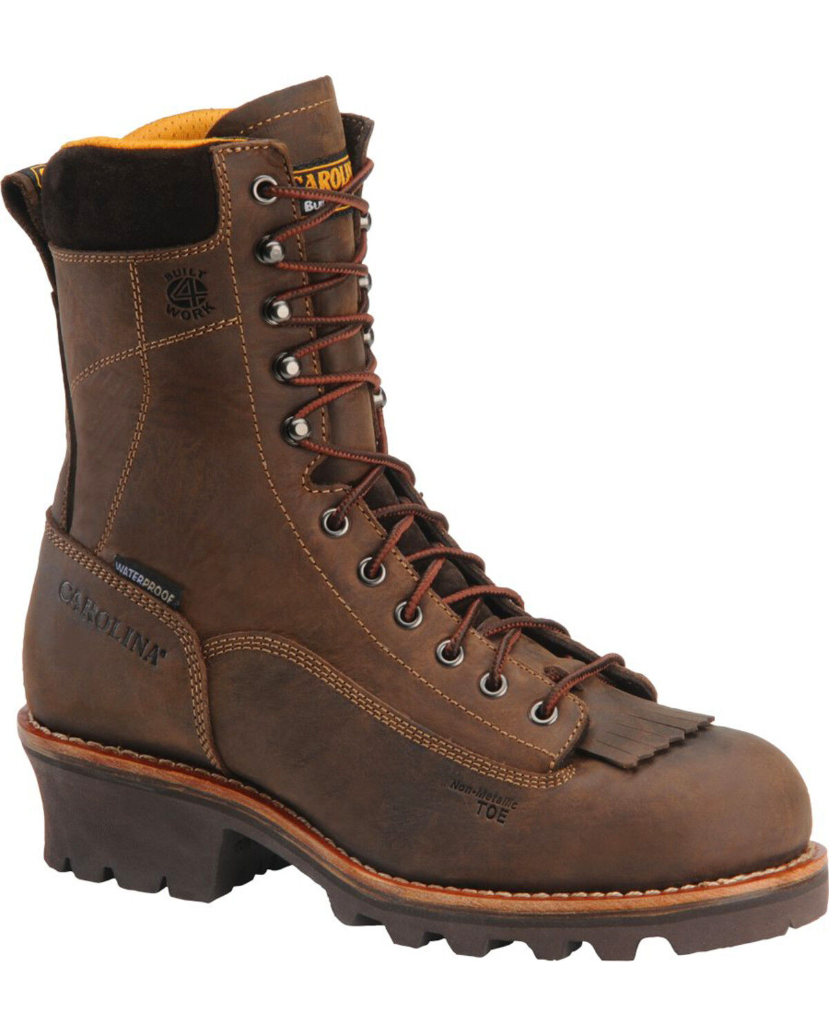 Carolina Men's 8 Crazy Horse Waterproof Lace-to-Toe Logger Boots - Round Toe 1 27000-carolina-men-s-8-crazy-horse-waterproof-lace-to-toe-logger-boots-round-toe-1.jpg