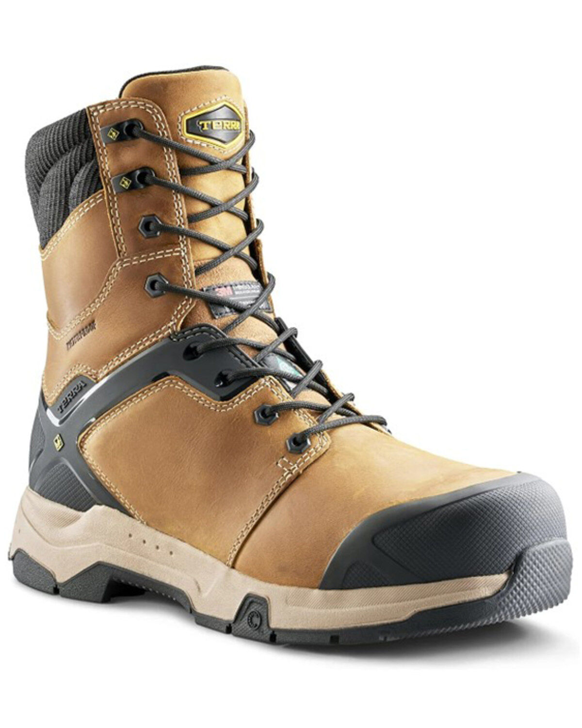 Terra Men's 8 Carbine Waterproof Work Boots - Composite Toe