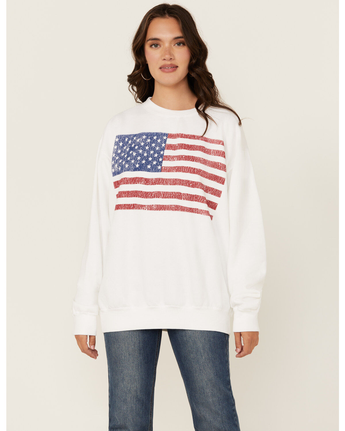 Show Me Your Mumu Women's American Flag Sweatshirt