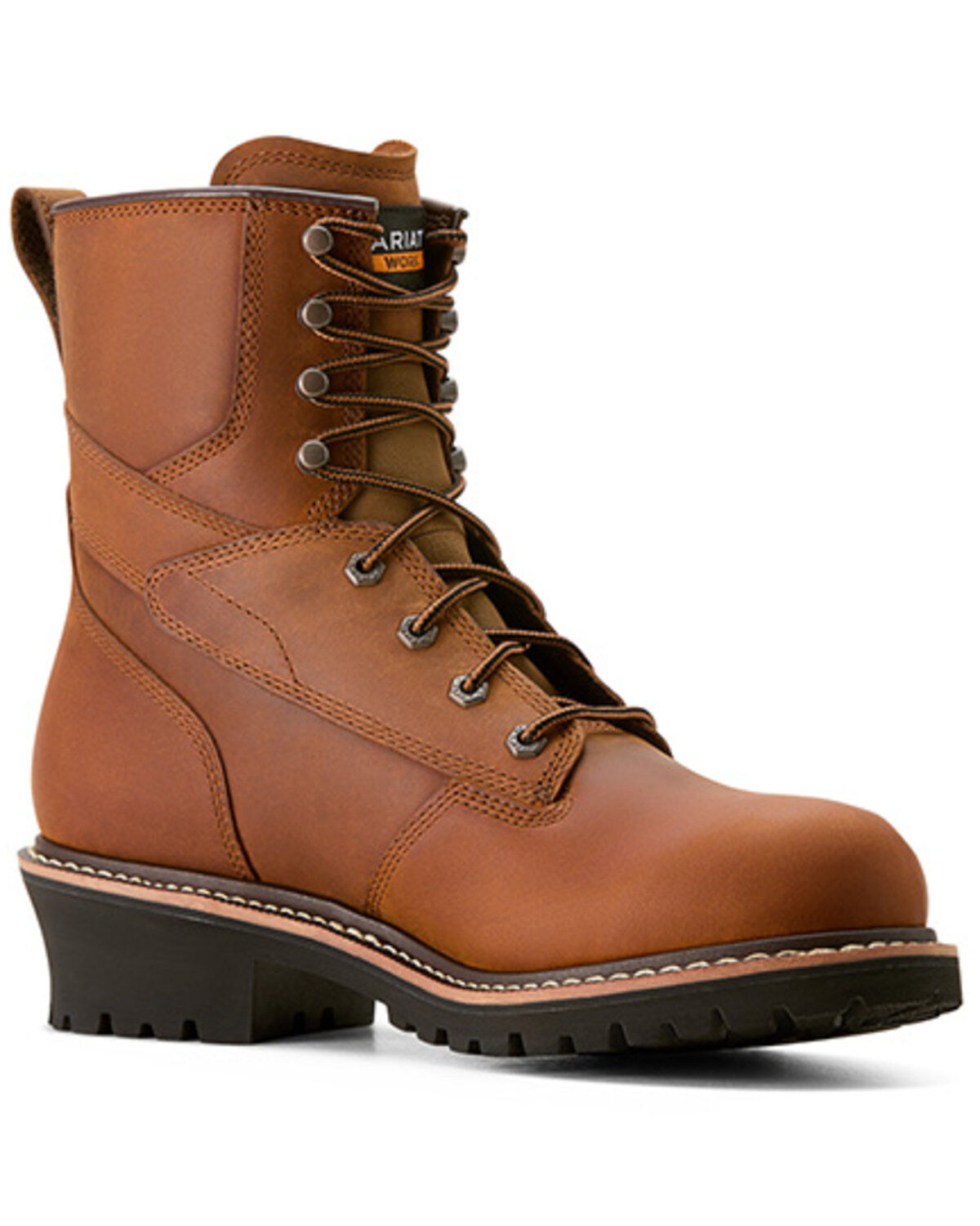 Ariat Men's 8 Logger Shock Shield Waterproof Insulated Work Boots - Soft Toe