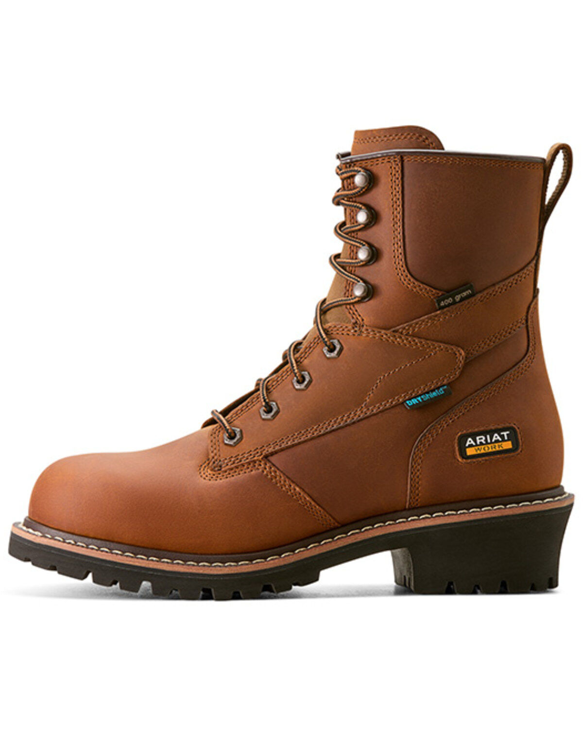 Ariat Men's 8 Logger Shock Shield Waterproof Insulated Work Boots - Soft Toe