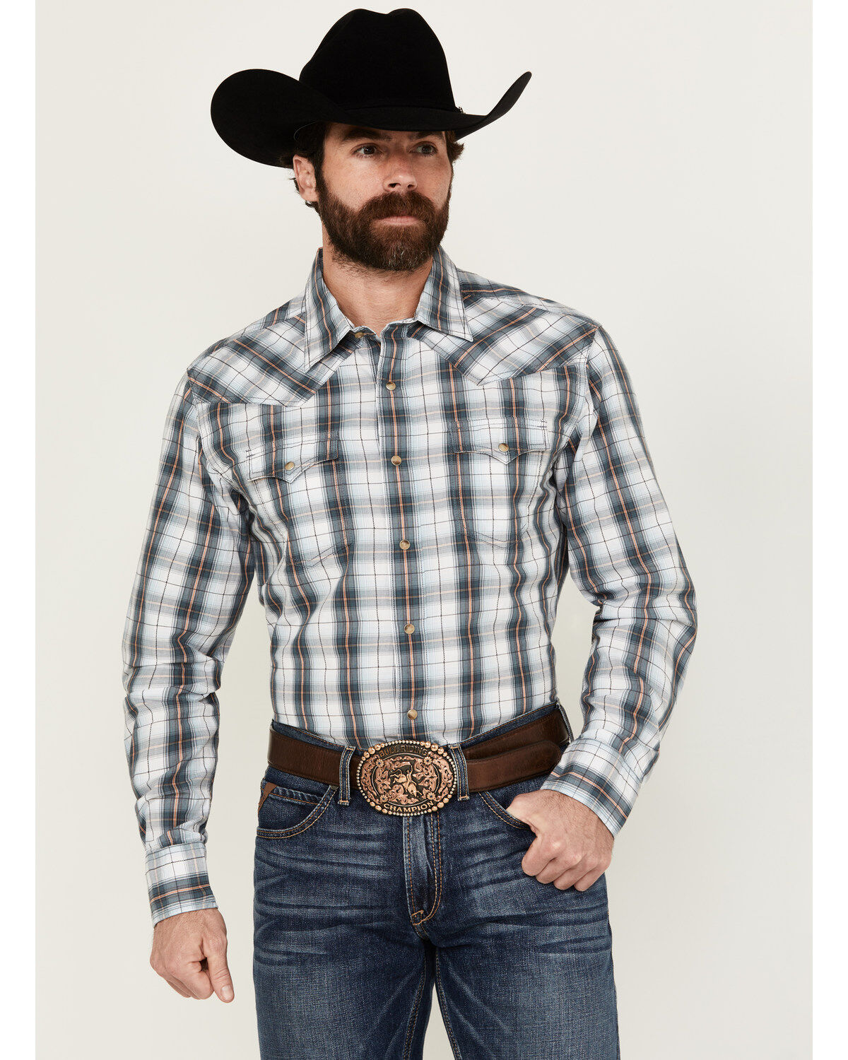 Wrangler Retro Men's Premium Plaid Print Long Sleeve Snap Western Shirt 1 277405-wrangler-retro-men-s-premium-plaid-print-long-sleeve-snap-western-shirt-1.jpg