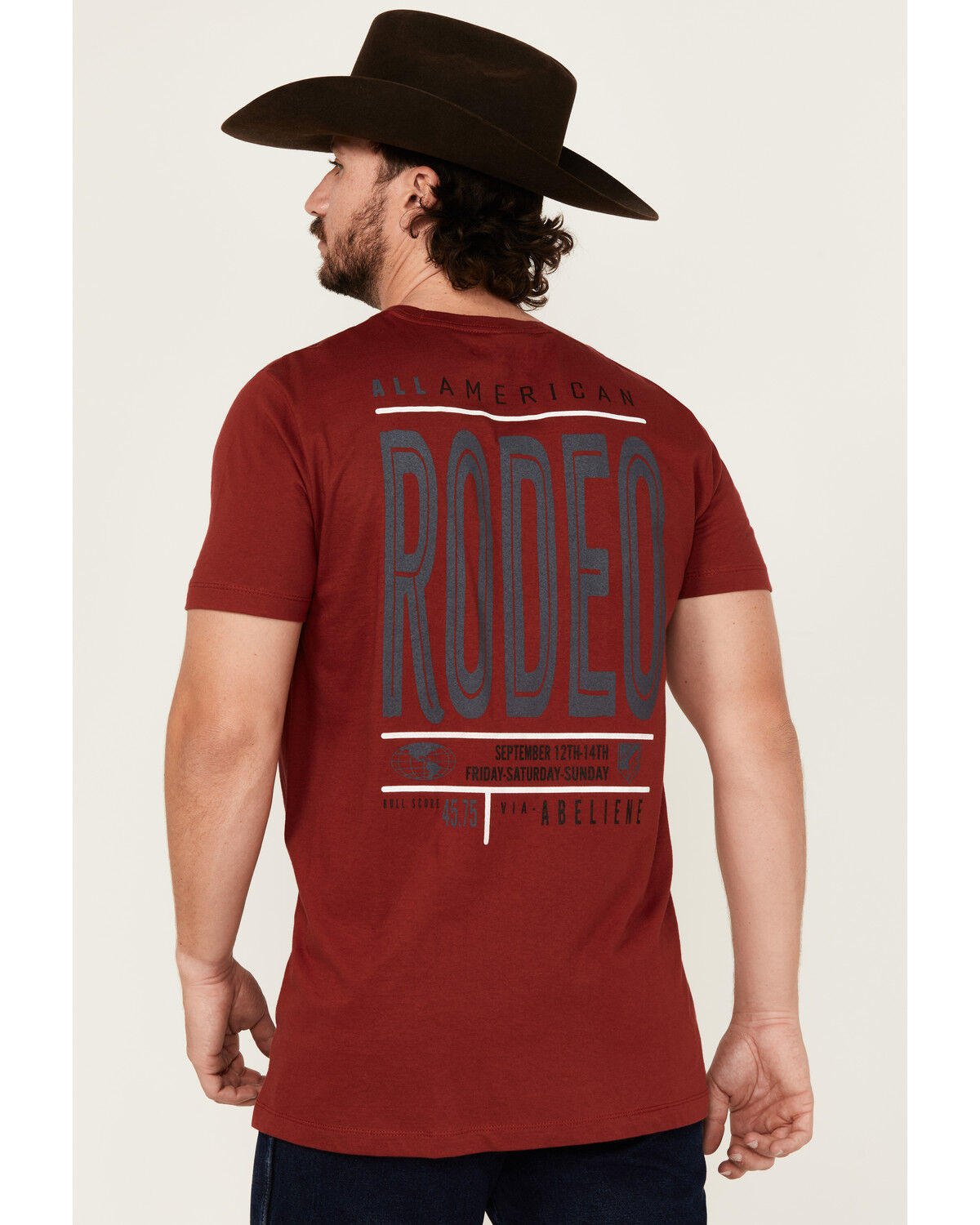 RANK 45&reg; Men's Rough Rider Short Sleeve Graphic T-Shirt