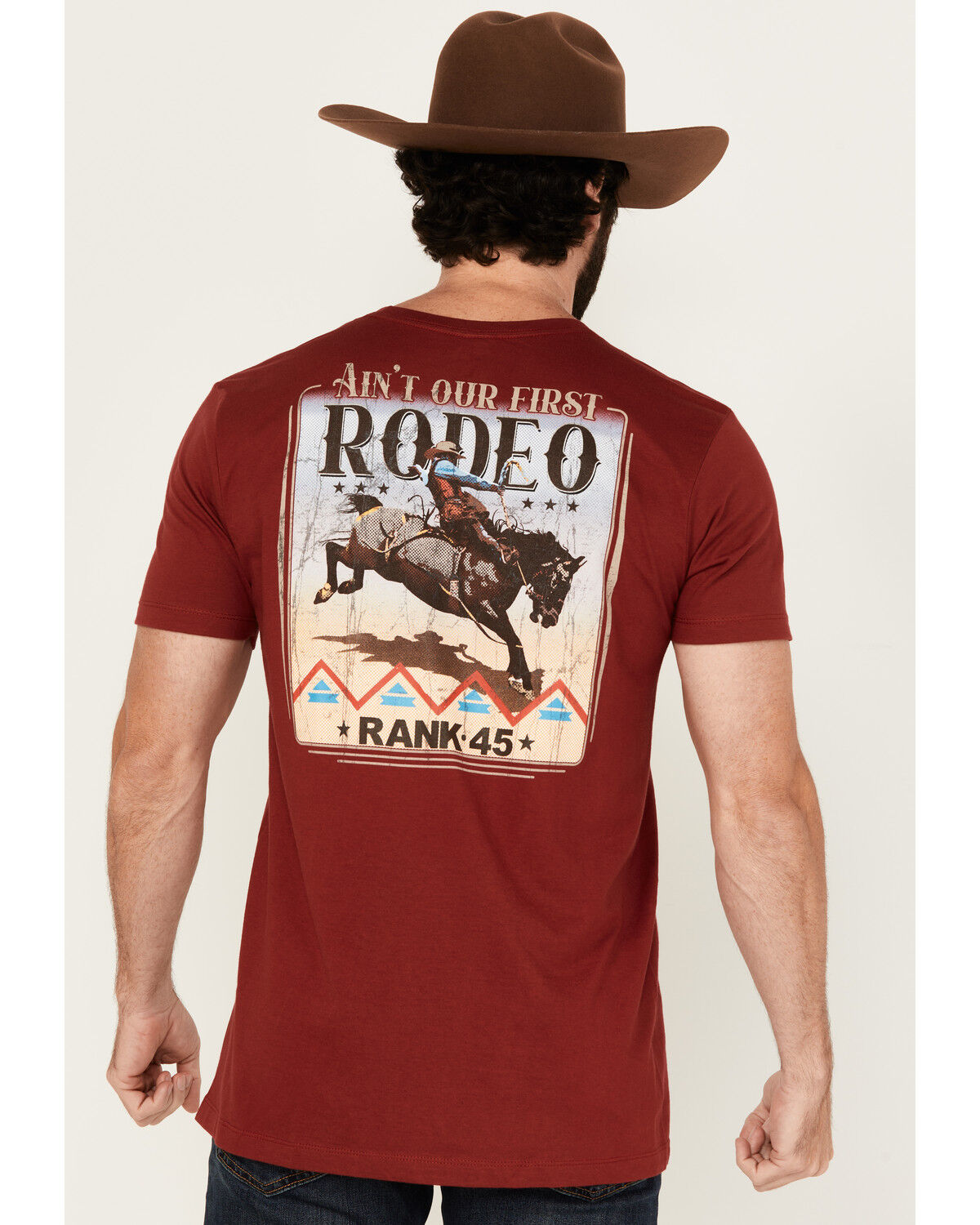 RANK 45&reg; Men's Rodeo Revival Short Sleeve Graphic T-Shirt