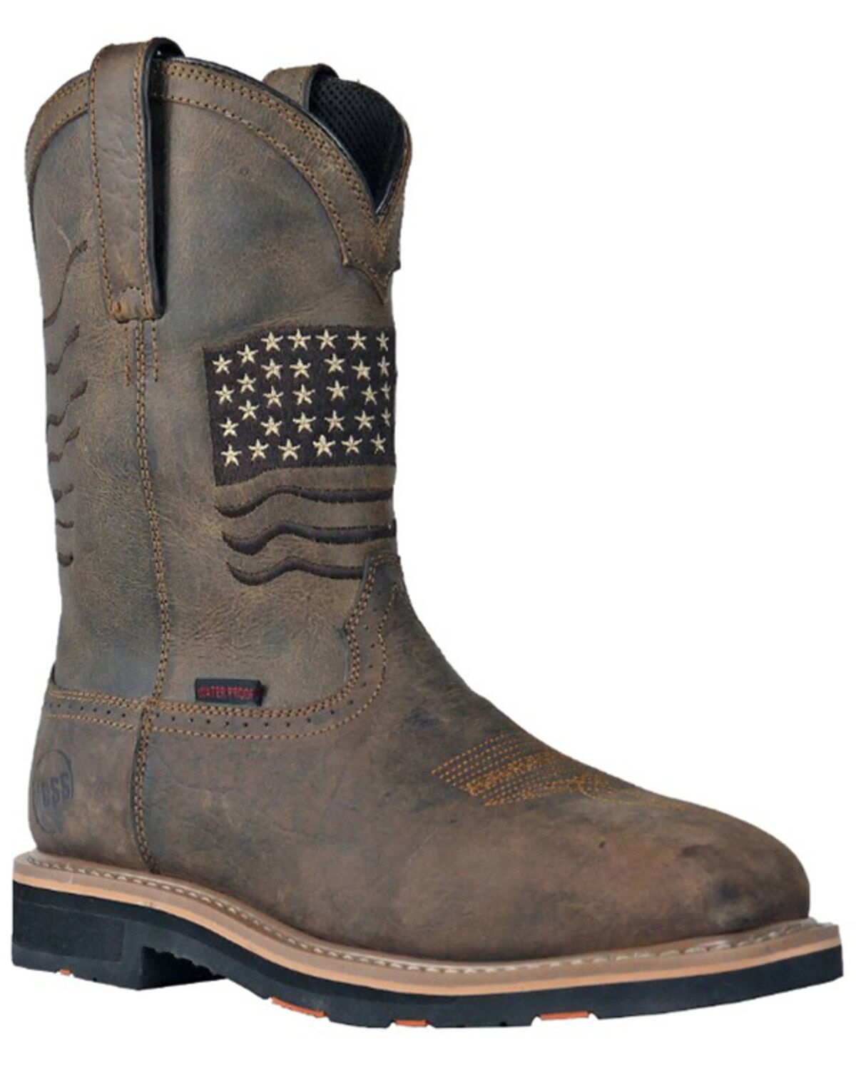 Hoss Men's Rushmore Wellington Western Work Boots - Composite Toe