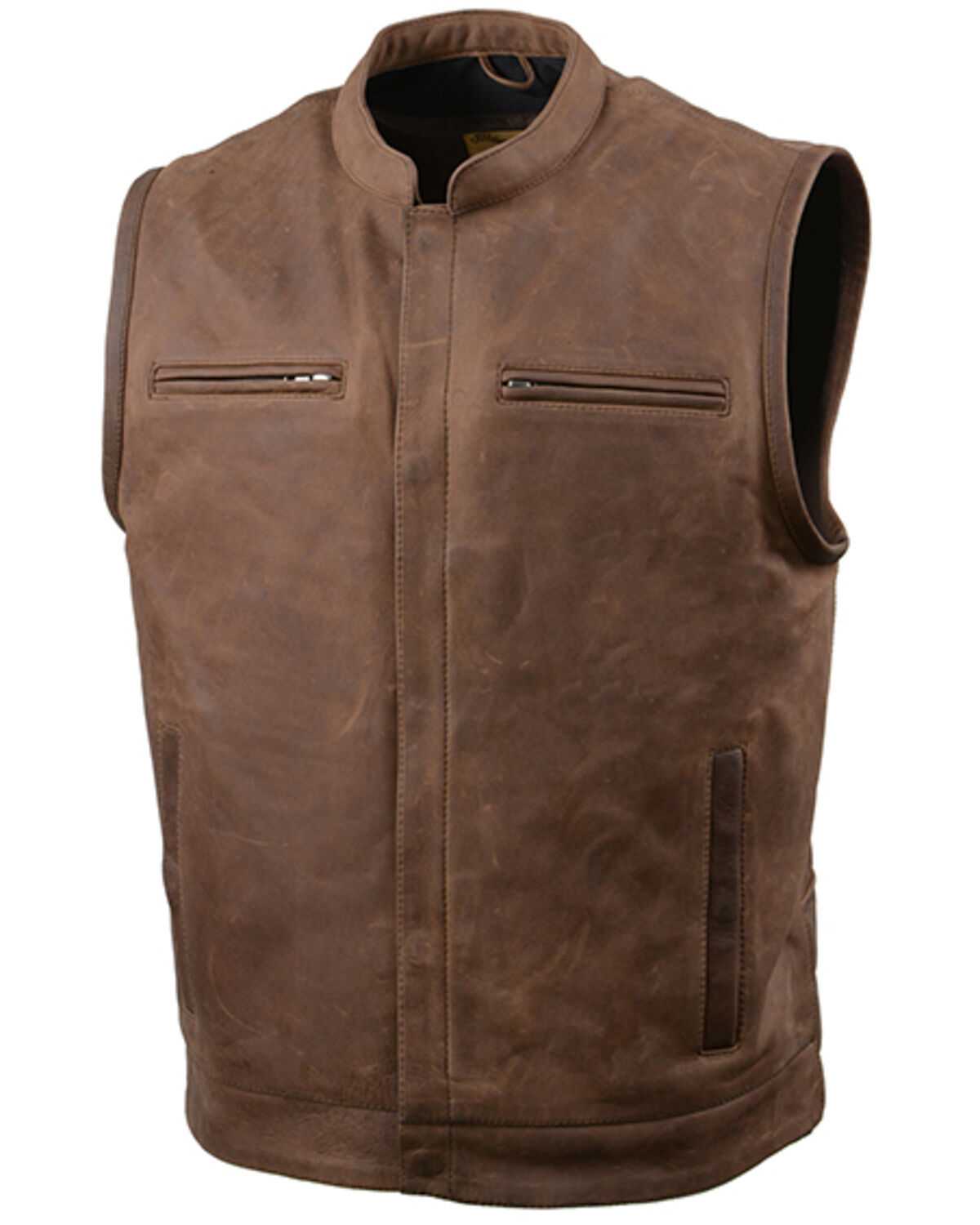 Milwaukee Leather Men's Rustler Concealed Carry Vintage Motorcycle Leather Vest - 4X 1 284394-milwaukee-leather-men-s-rustler-concealed-carry-vintage-motorcycle-leather-vest-4x-1.jpg