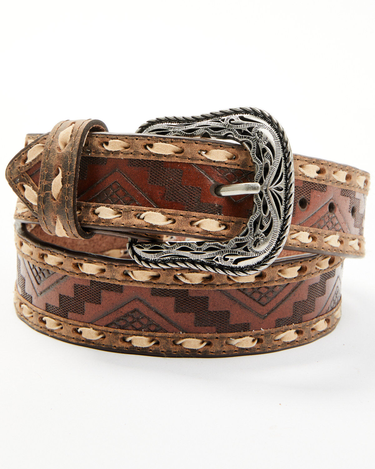 G-Bar-D Men's Southwestern Print Stitched Belt 1 284452-g-bar-d-men-s-southwestern-print-stitched-belt-1.jpg