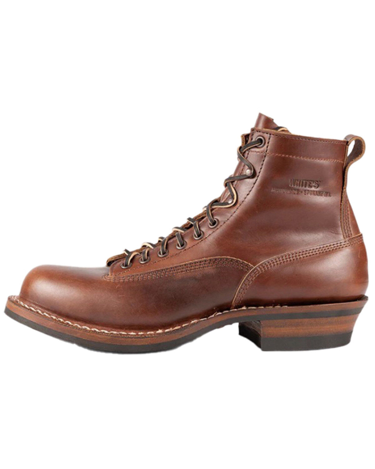 White's Boots Men's Cutter 6 Lace-Up Work Boots - Round Toe