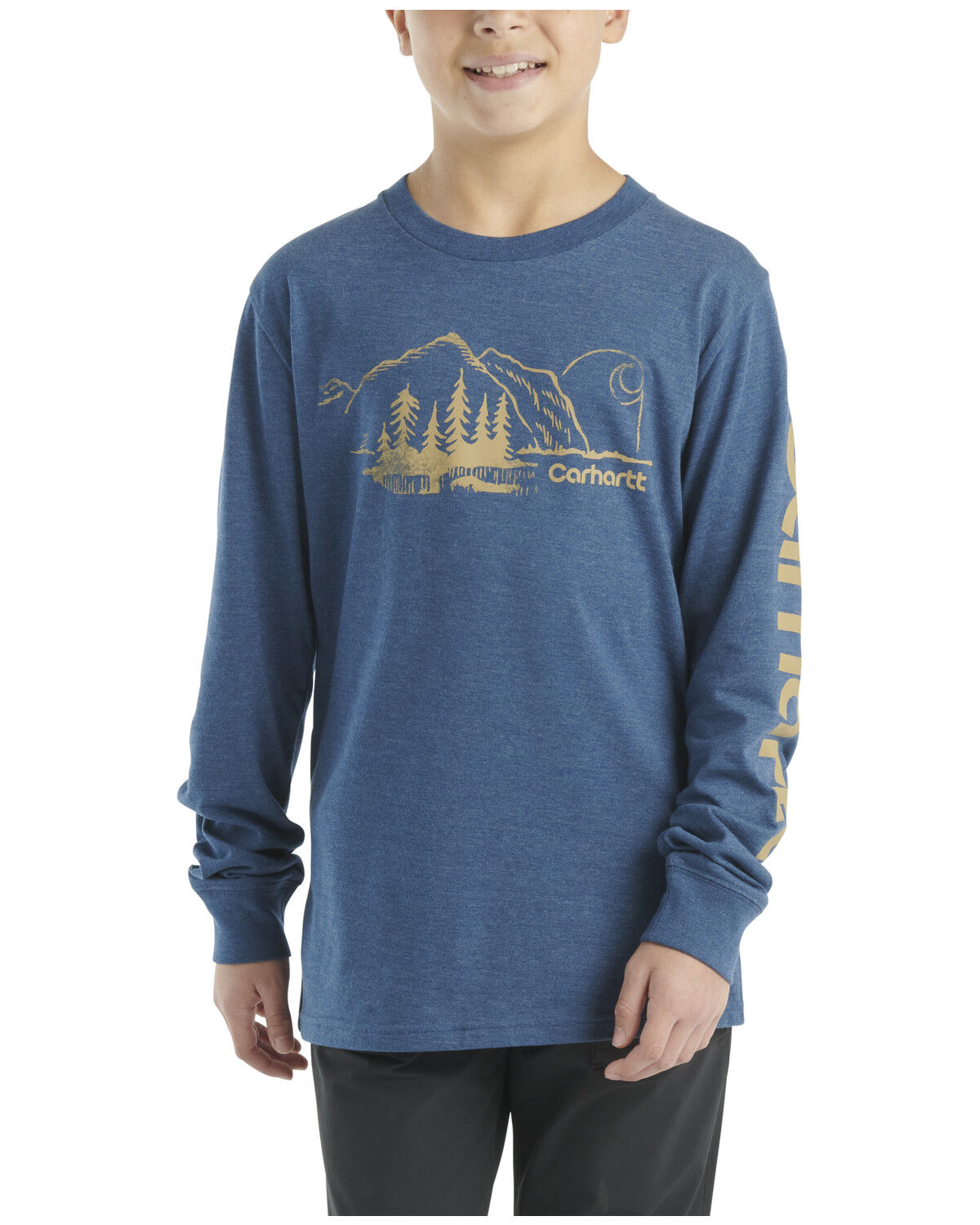 Carhartt Boys' Mountain Logo Print Long Sleeve Graphic Shirt 1 286573-carhartt-boys-mountain-logo-print-long-sleeve-graphic-shirt-1.jpg