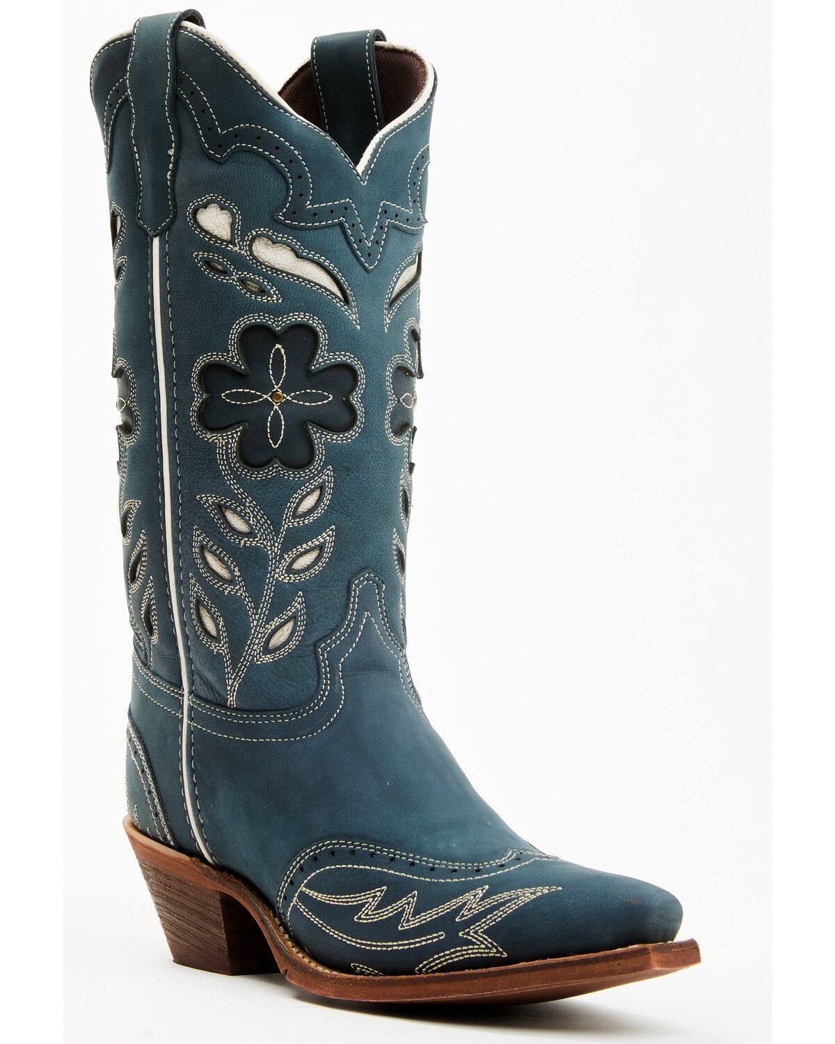 Laredo Women's Floral Underlay Western Boots - Snip Toe 1 286940-laredo-women-s-floral-underlay-western-boots-snip-toe-1.jpg
