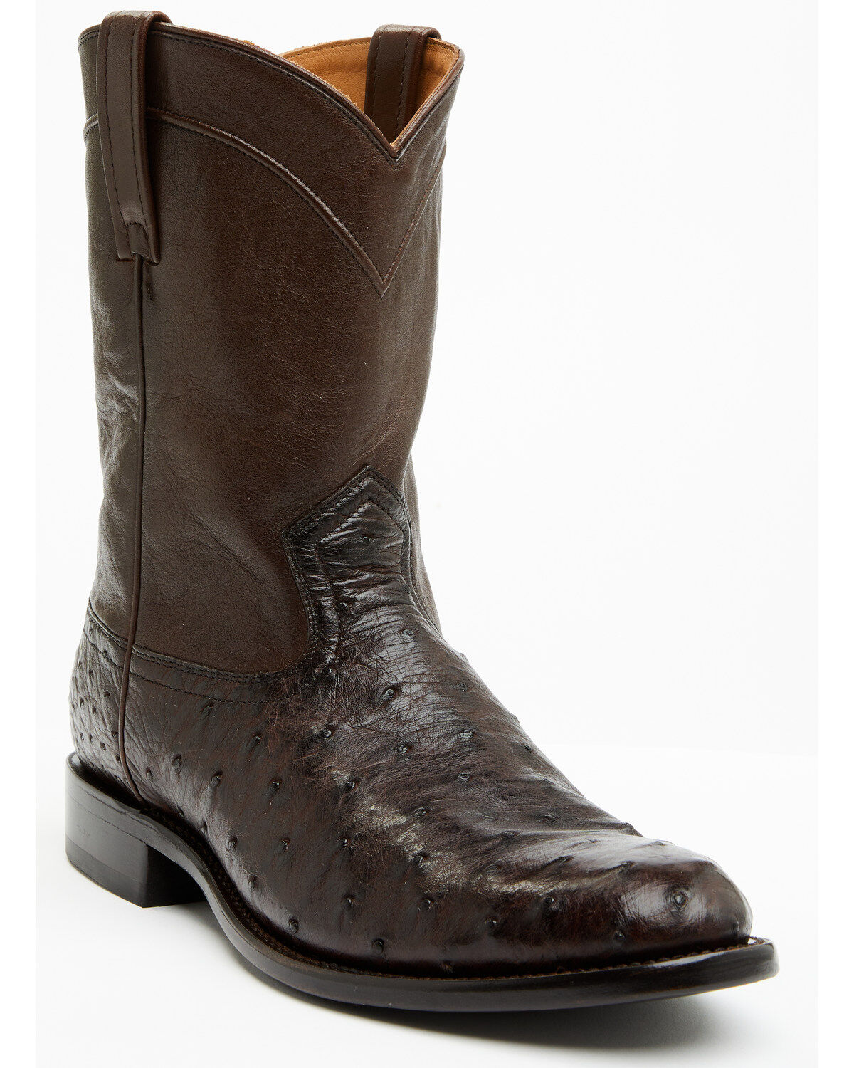 Cody James Black 1978® Men's Carmen Exotic Full-Quill Ostrich Roper Boots - Round Toe 1 287082-cody-james-black-1978-reg-men-s-carmen-exotic-full-quill-ostrich-roper-boots-round-toe-1.jpg